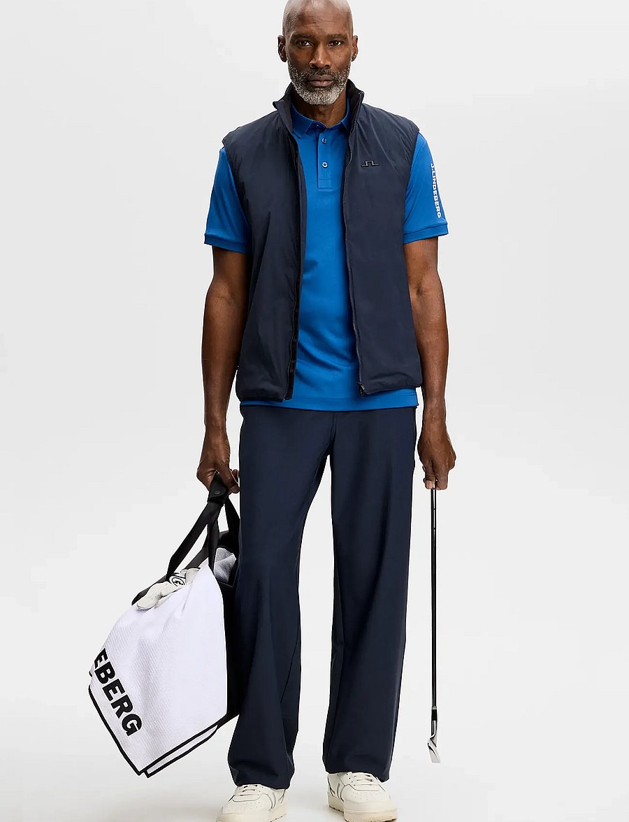 J. Lindeberg - TOUR TECH POLO - toppe & t-shirts - set sail - 3