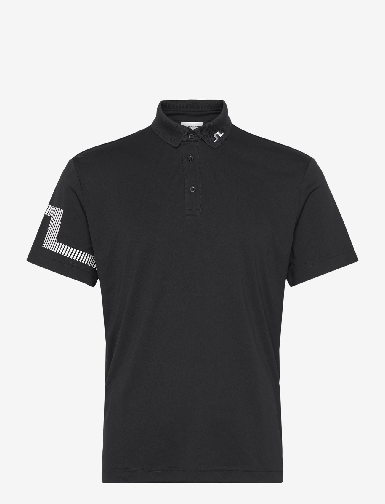 J. Lindeberg - Heath Polo - toppar & t-shirts - black - 1