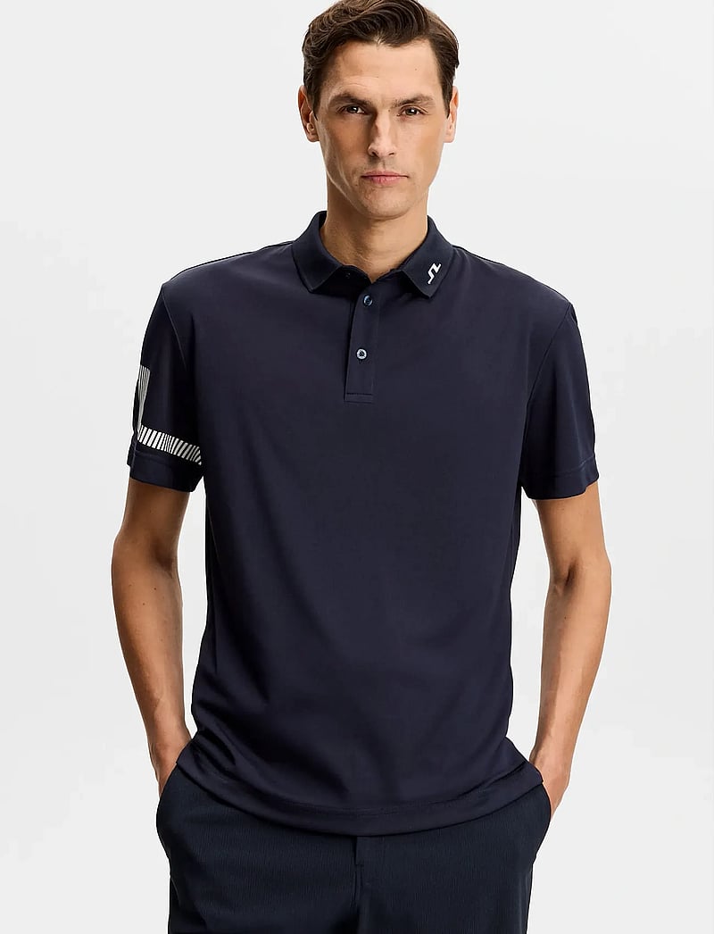 J. Lindeberg - Heath Polo - toppar & t-shirts - jl navy - 0
