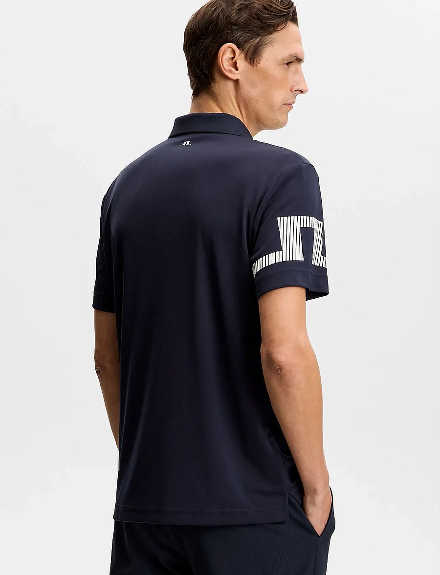 J. Lindeberg - Heath Polo - piqueskjorter - jl navy - 3