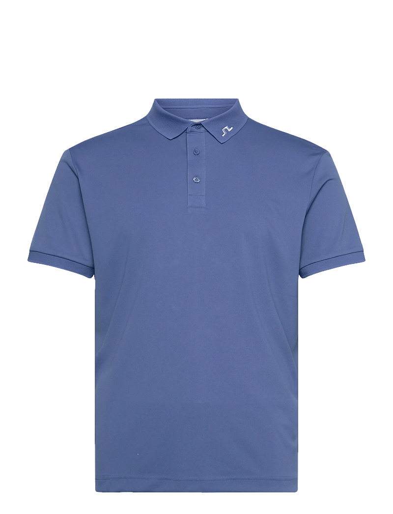 J. Lindeberg - KV Print Polo - oberteile & t-shirts - federal blue - 1