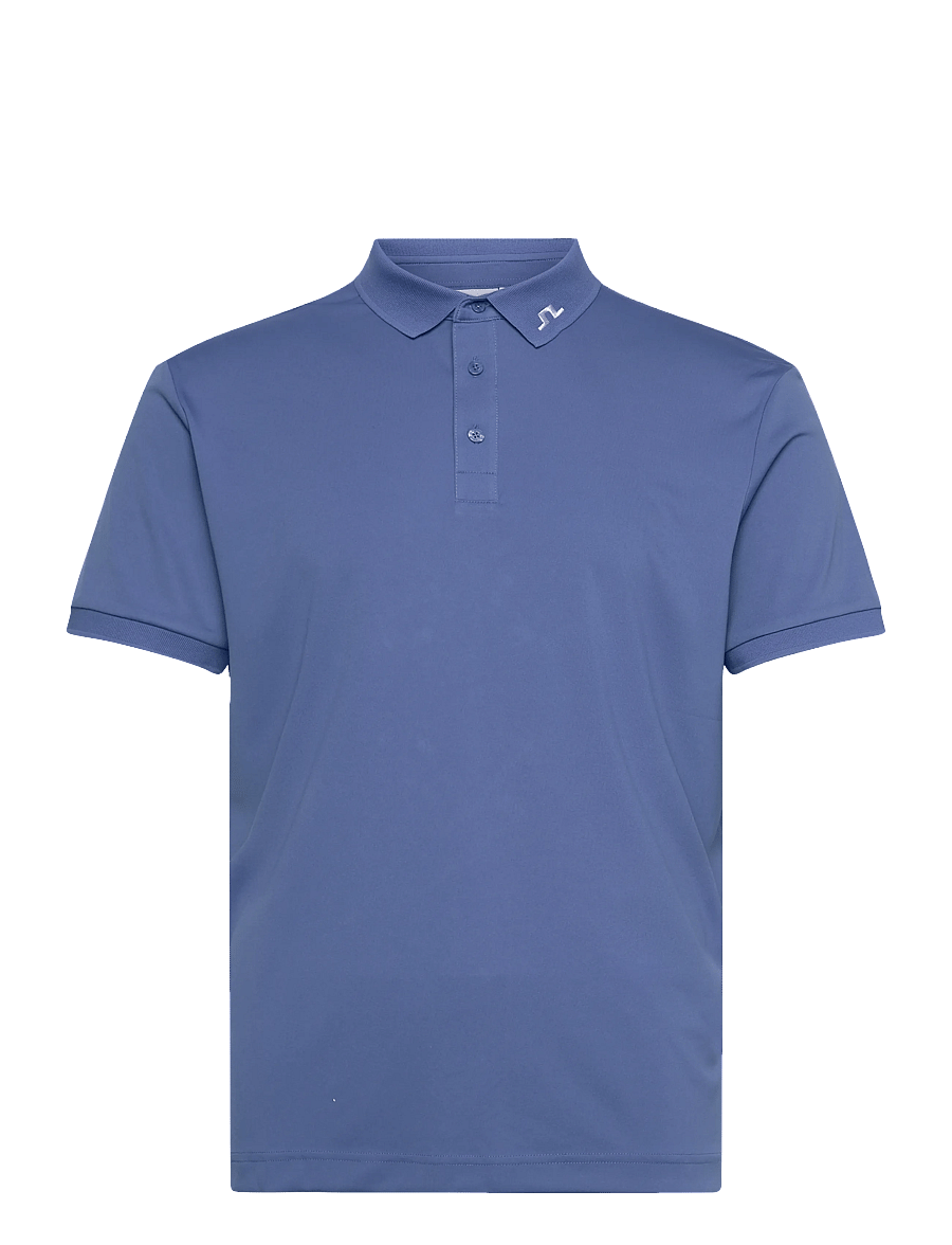 J. Lindeberg - KV Print Polo - oberteile & t-shirts - federal blue - 1