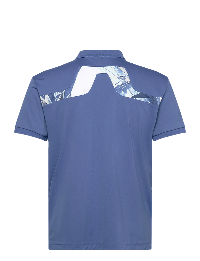 J. Lindeberg - KV Print Polo - oberteile & t-shirts - federal blue - 2