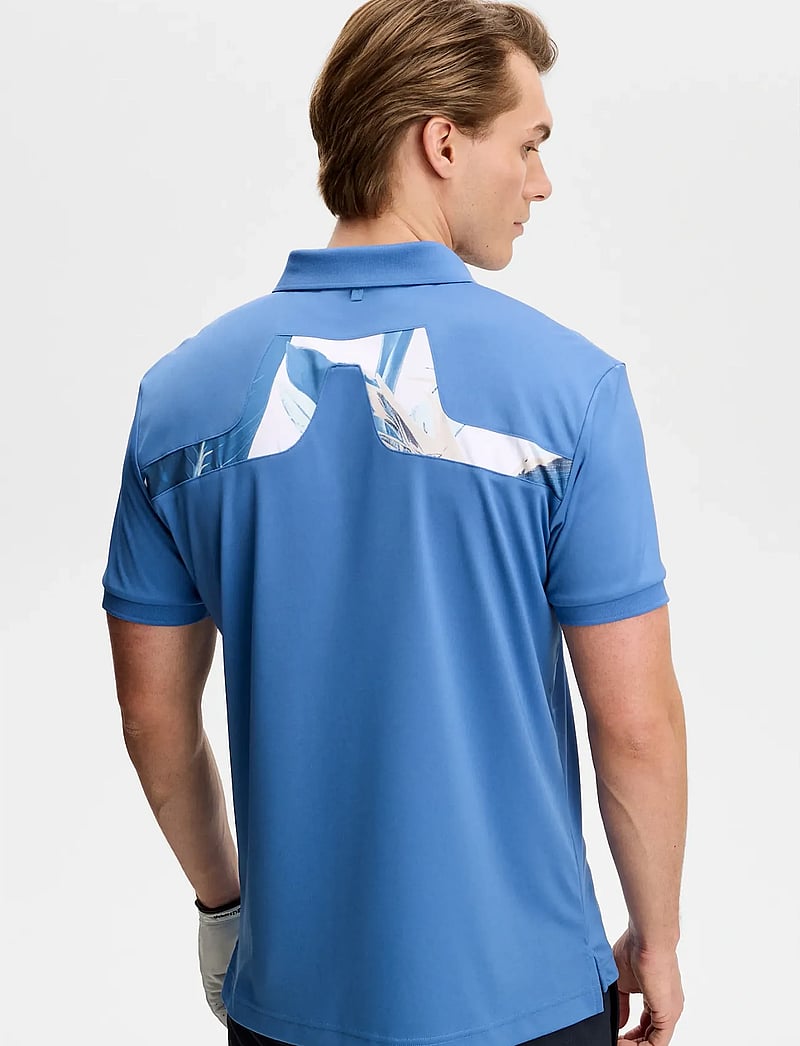J. Lindeberg - KV Print Polo - oberteile & t-shirts - federal blue - 3