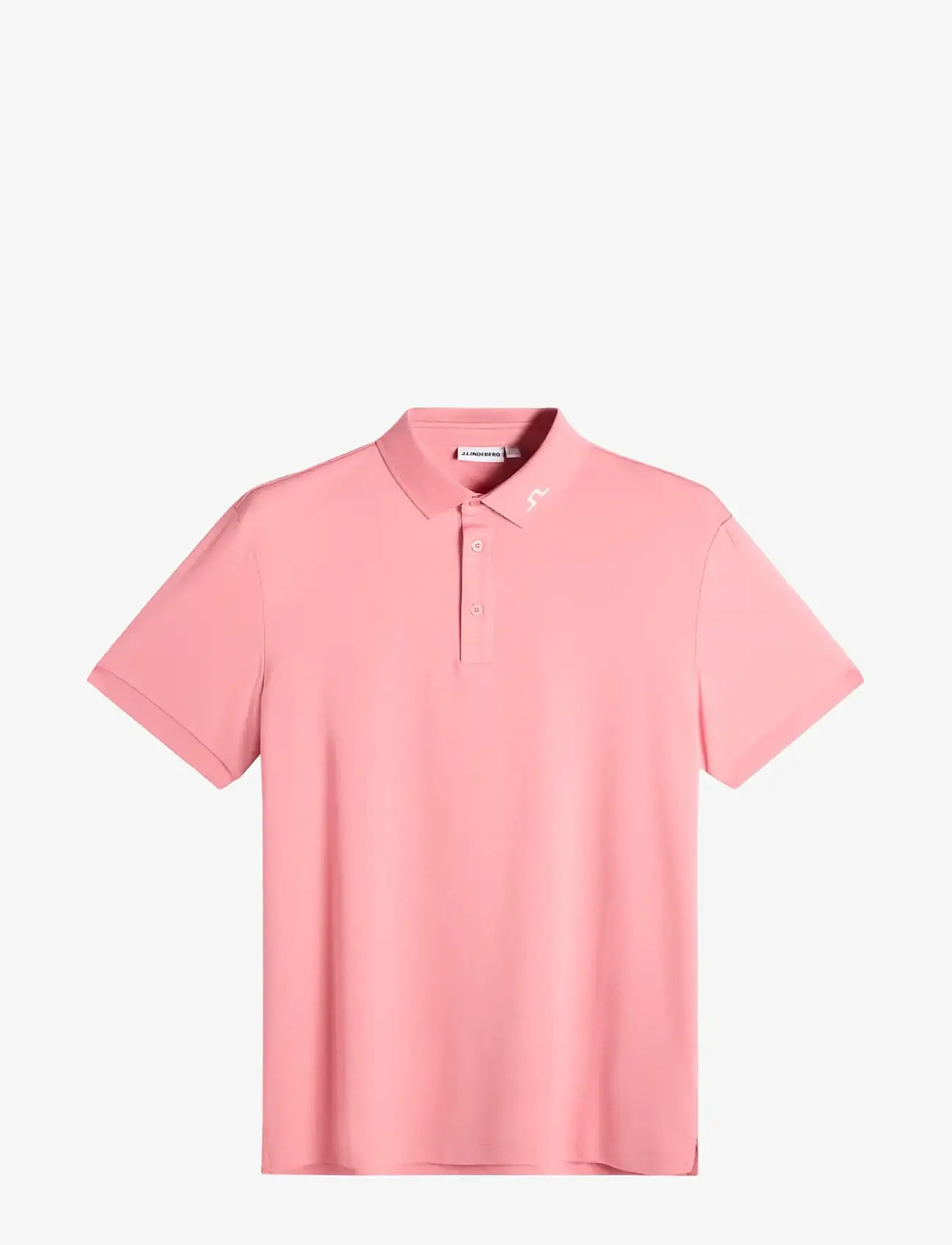 J. Lindeberg - KV Print Polo - oberteile & t-shirts - flamingo plume - 1