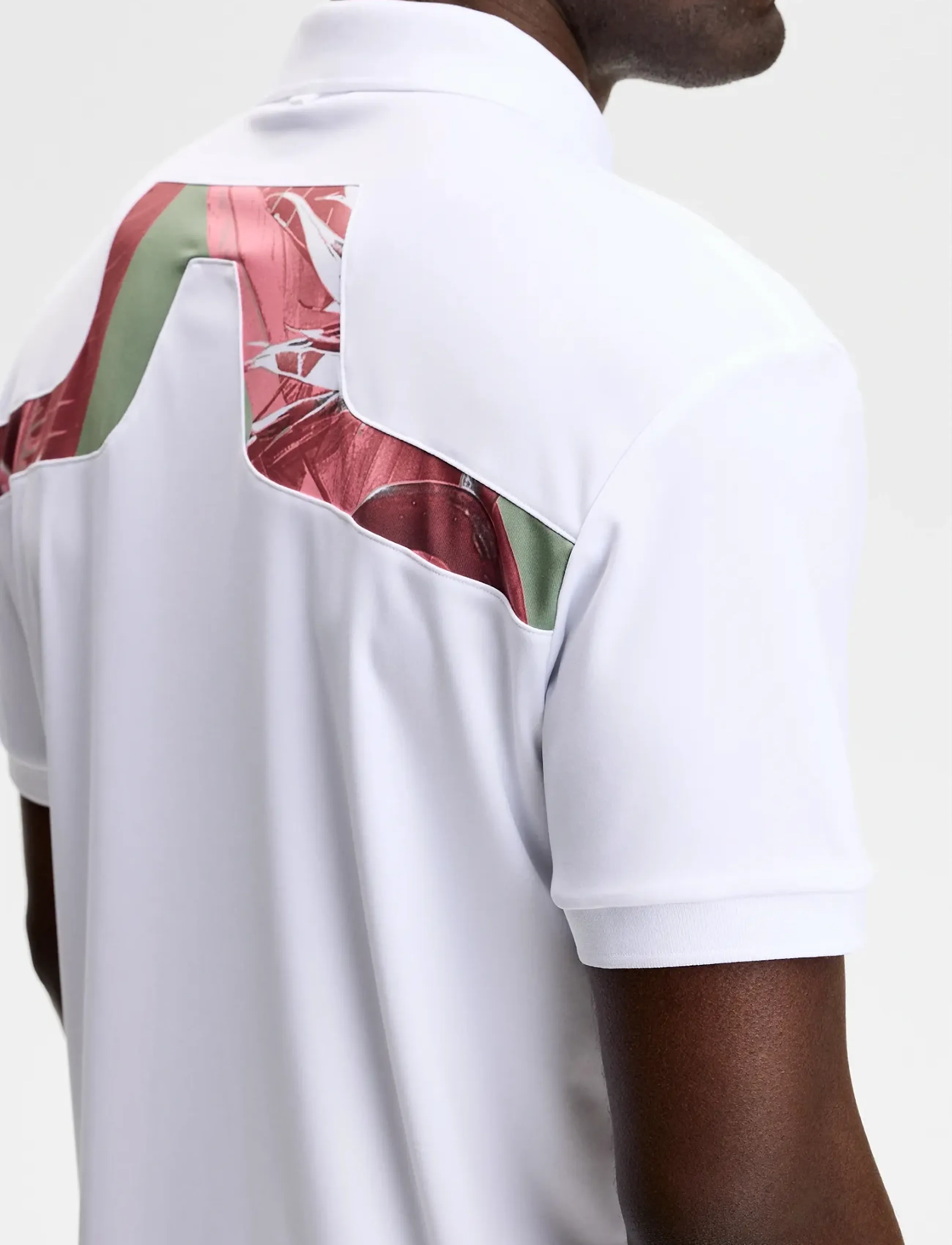 J. Lindeberg - KV Print Polo - polos - paradise hedge green m - 3