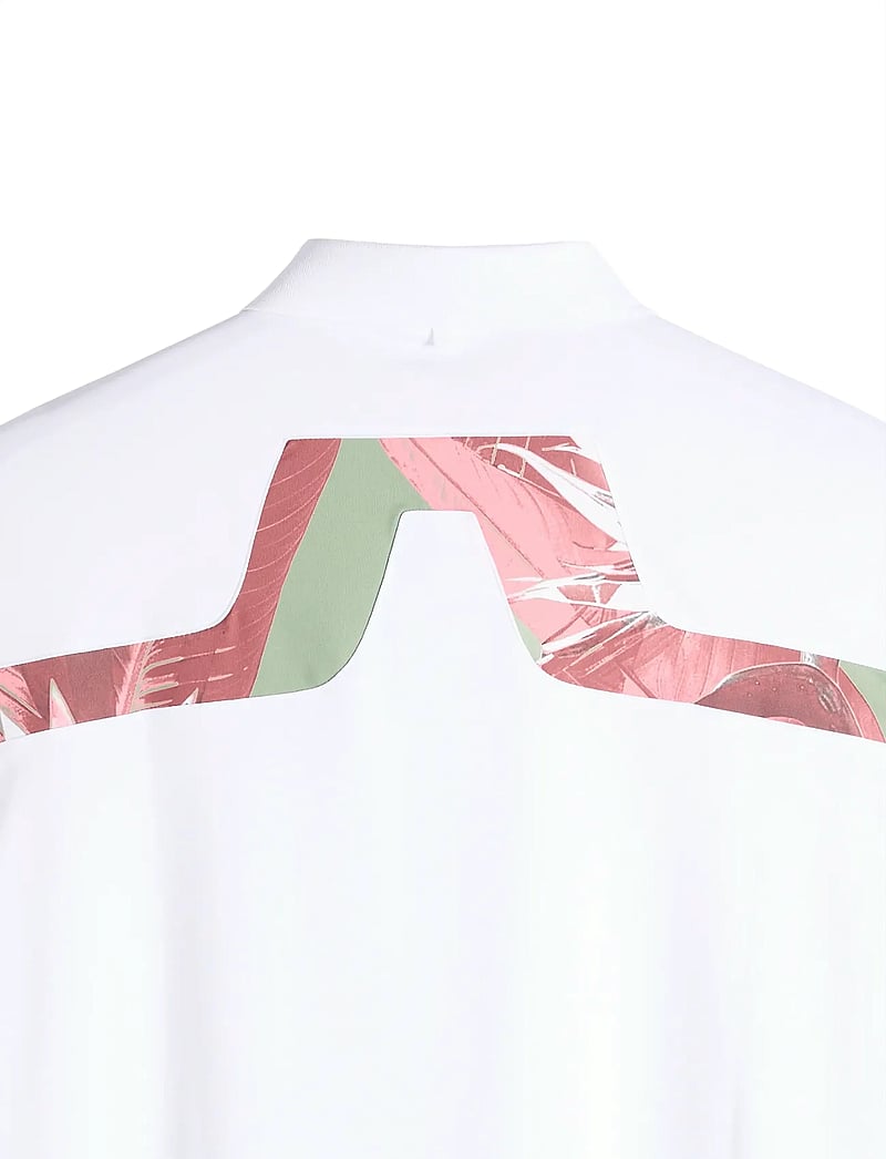 J. Lindeberg - KV Print Polo - oberteile & t-shirts - paradise hedge green m - 4