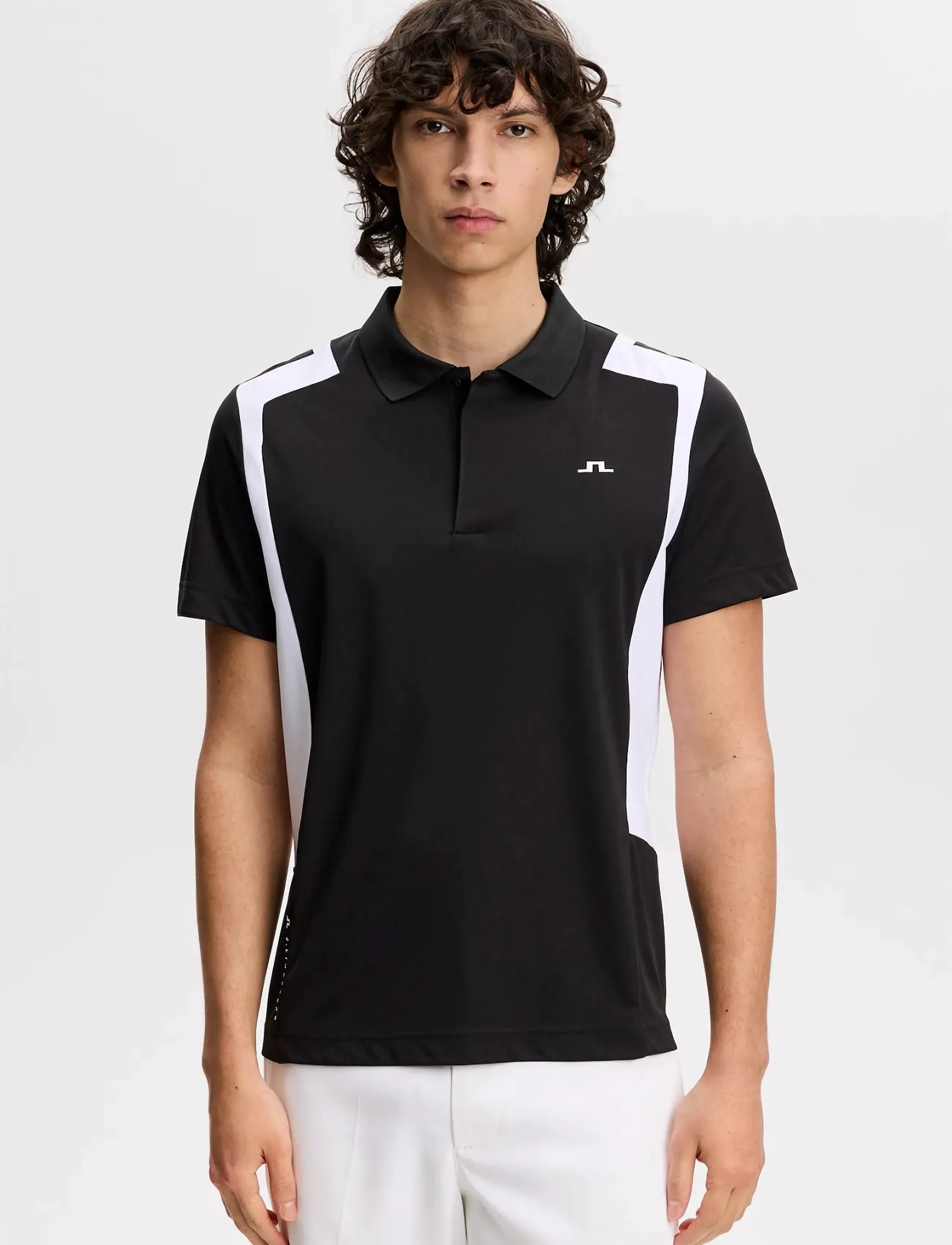 J. Lindeberg Legacy Polo, L, Black, Sport Polos > Sport Short-sleeved Polos, Herre