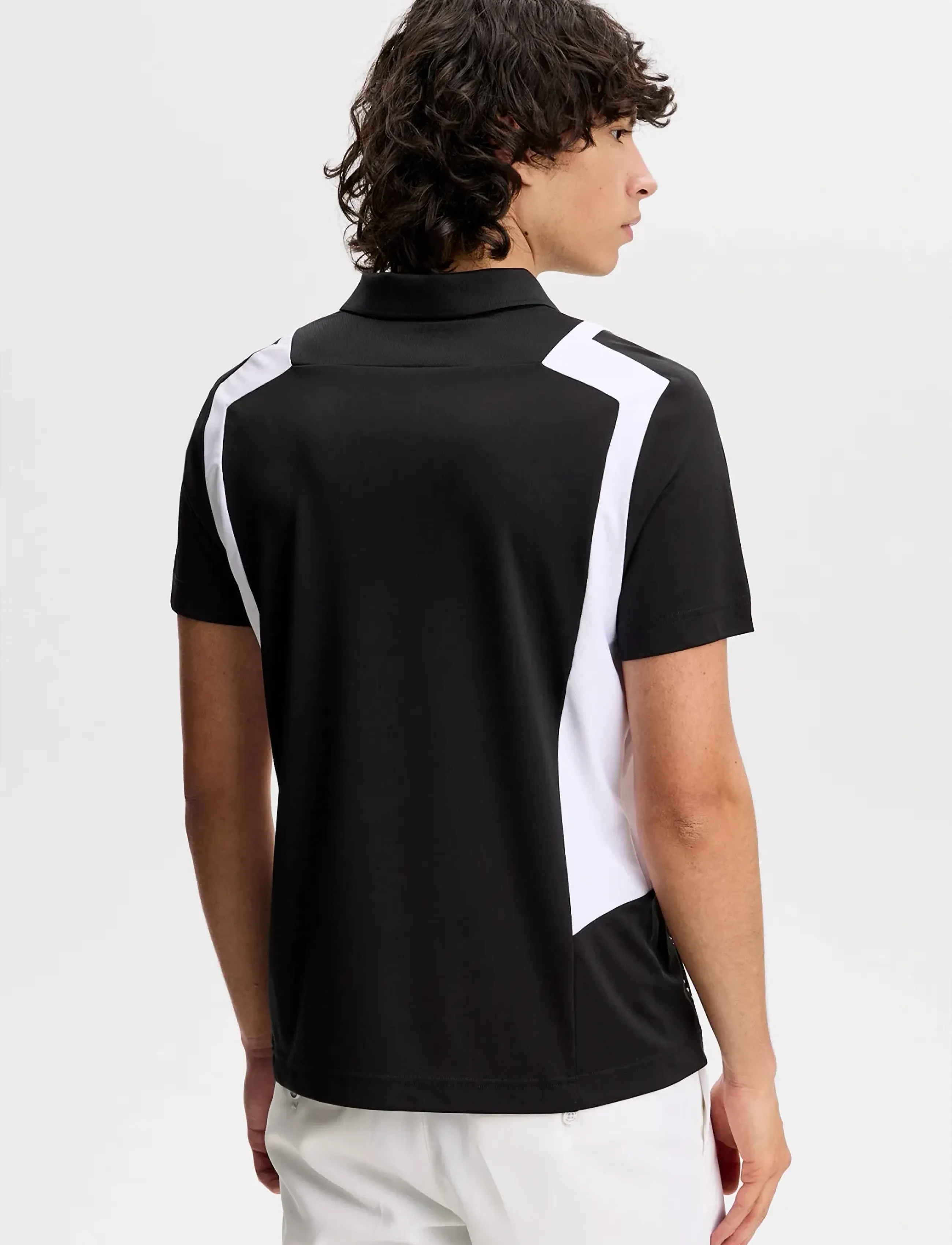 J. Lindeberg - Legacy Polo - toppar & t-shirts - black - 2