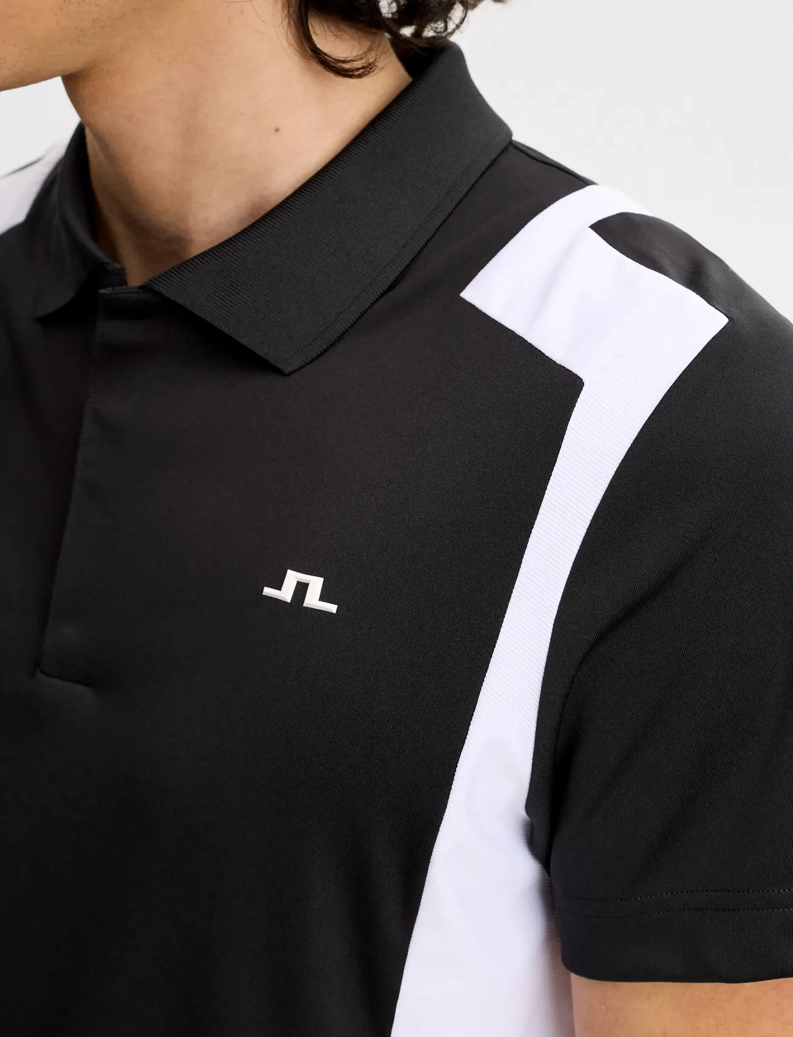 J. Lindeberg - Legacy Polo - toppar & t-shirts - black - 4