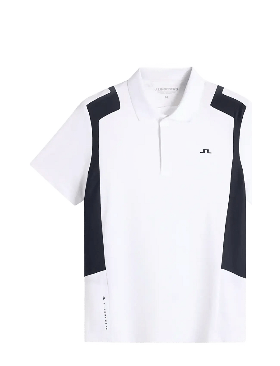 J. Lindeberg - Legacy Polo - toppar & t-shirts - white - 1