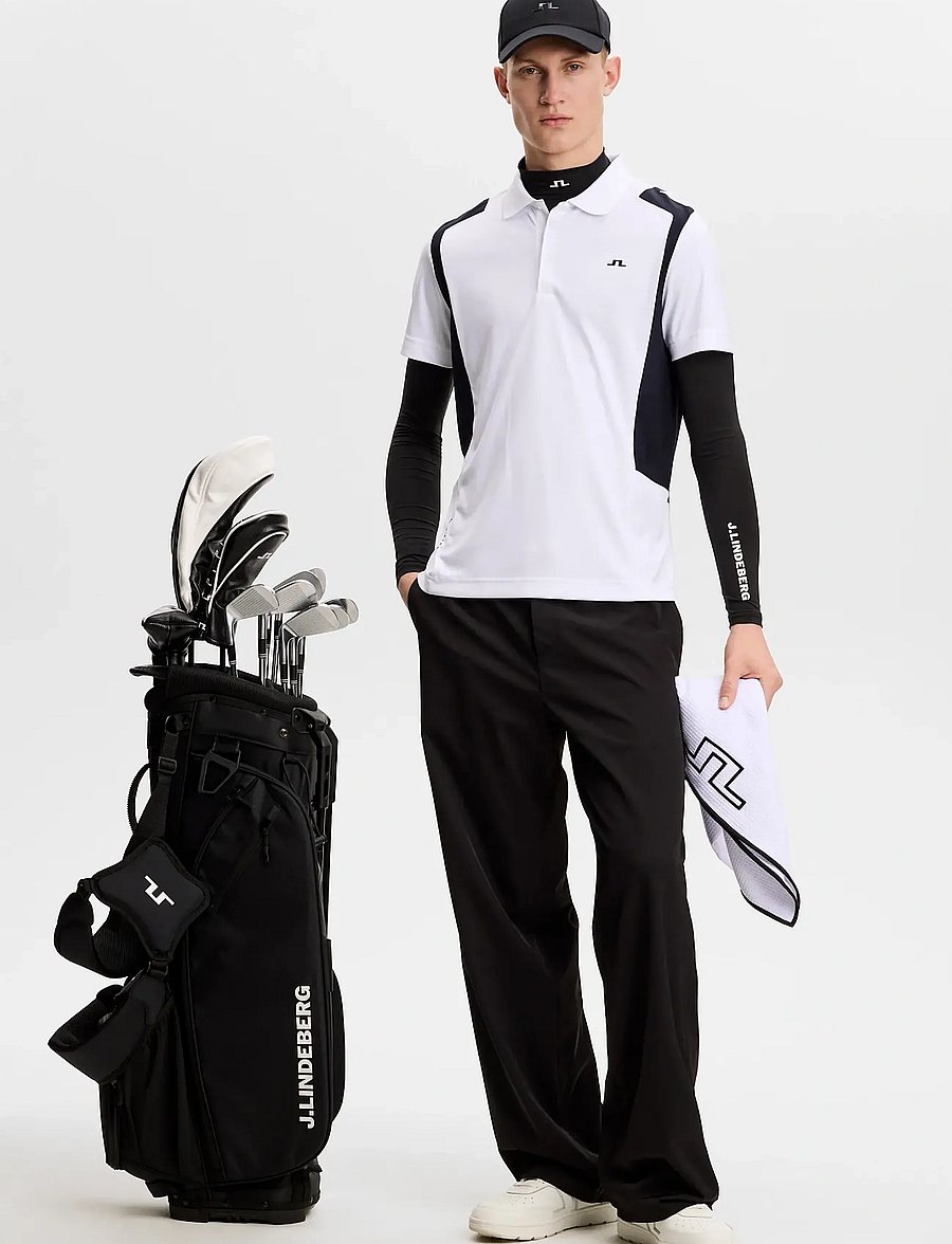 J. Lindeberg - Legacy Polo - toppar & t-shirts - white - 3
