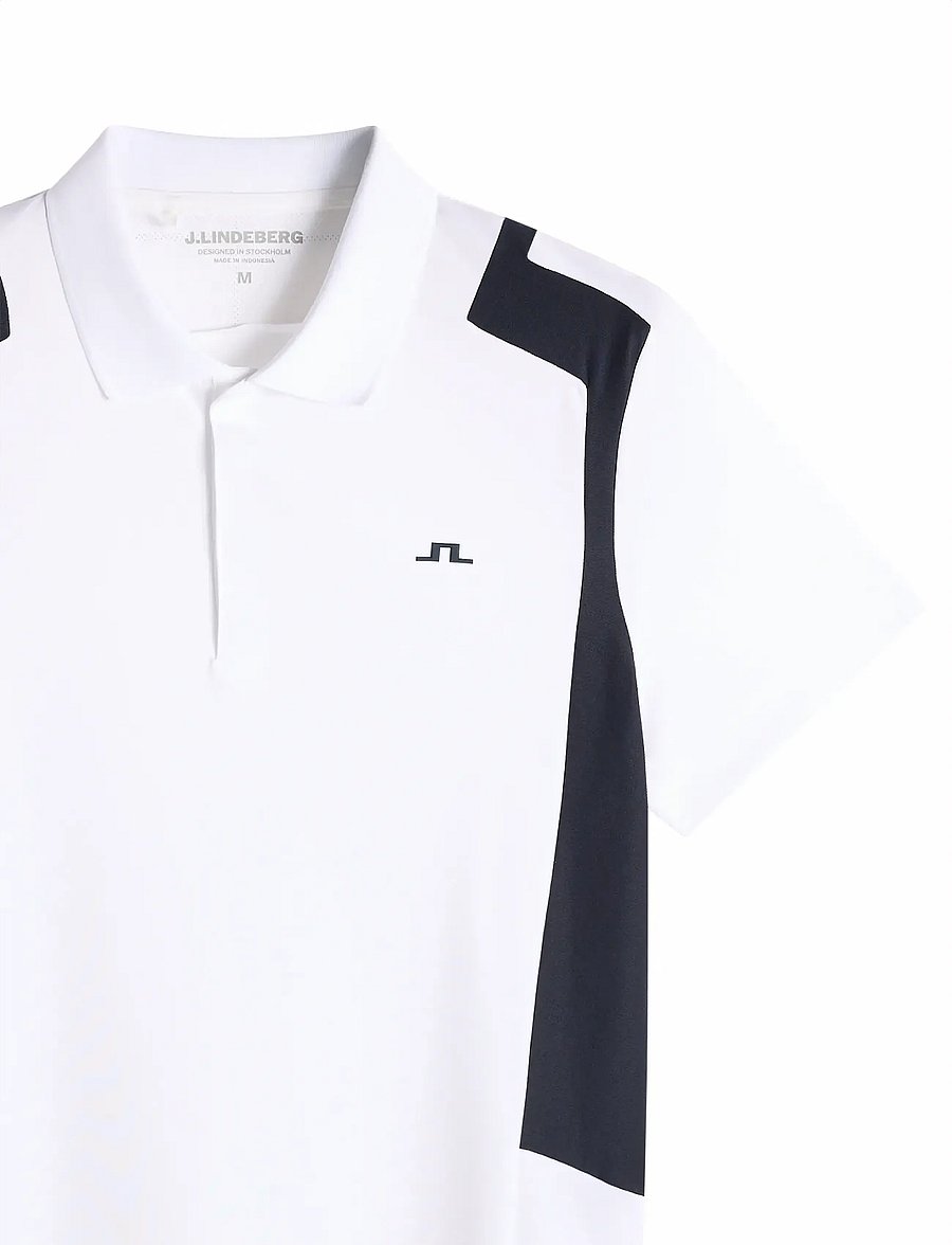 J. Lindeberg - Legacy Polo - toppar & t-shirts - white - 5