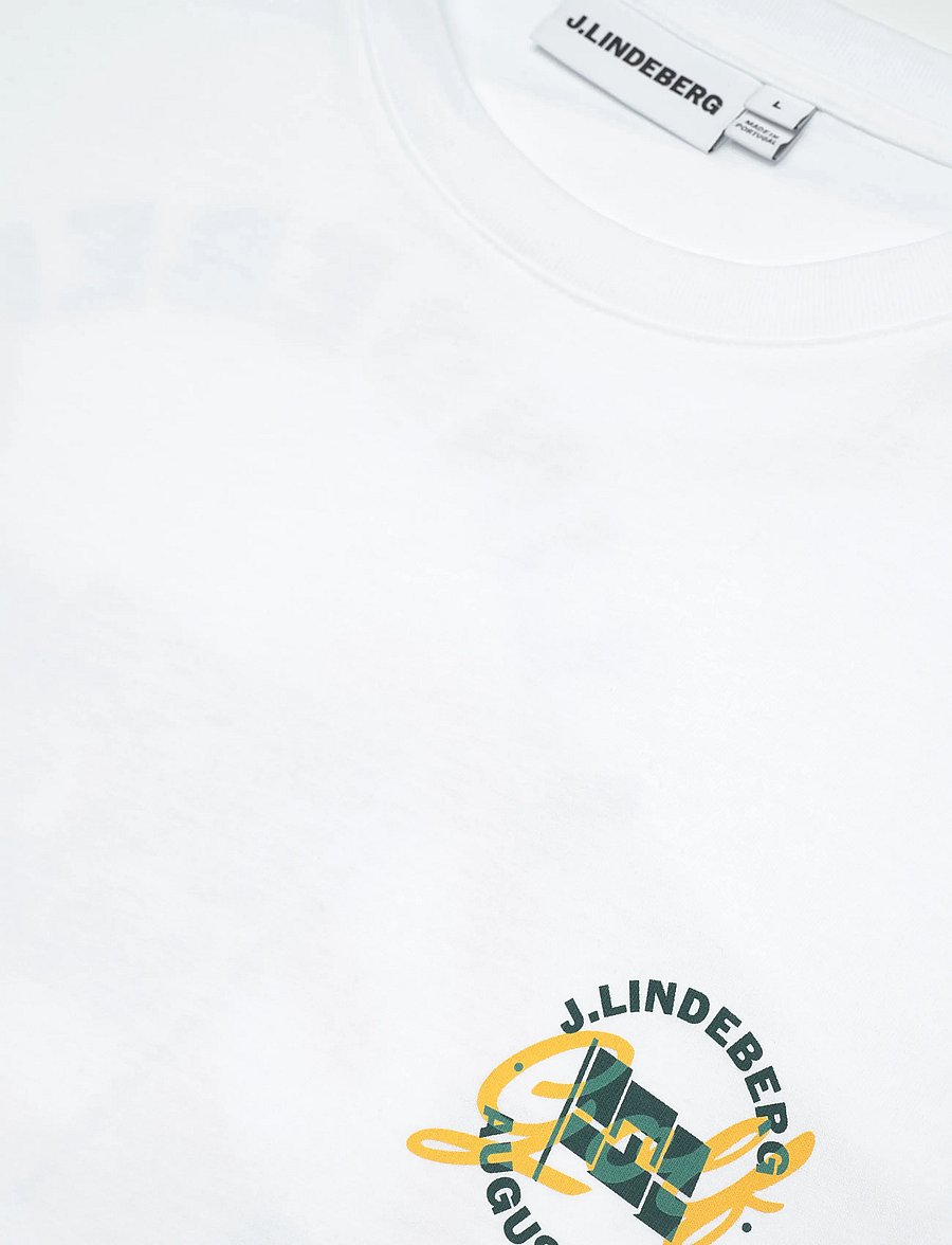J. Lindeberg - Parcie Tour Tee - topit & t-paidat - white - 4