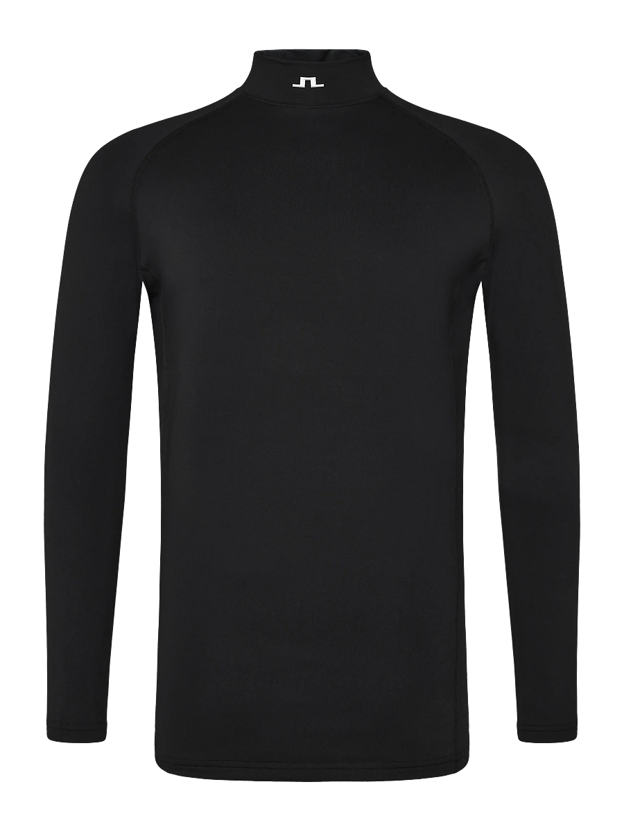 J. Lindeberg - ELLO BRUSHED TOP - långärmade tröjor - black - 1