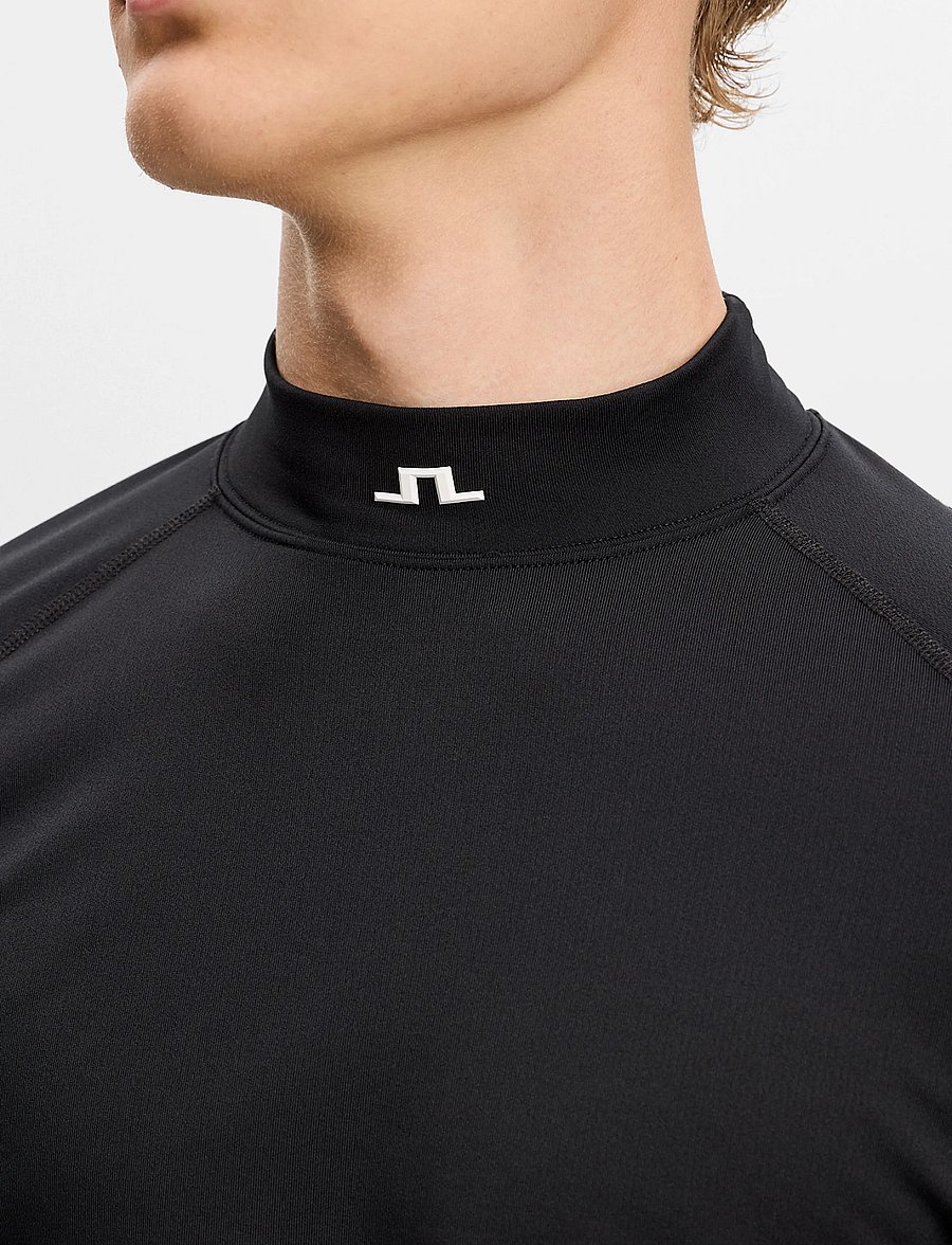 J. Lindeberg - ELLO BRUSHED TOP - långärmade tröjor - black - 5