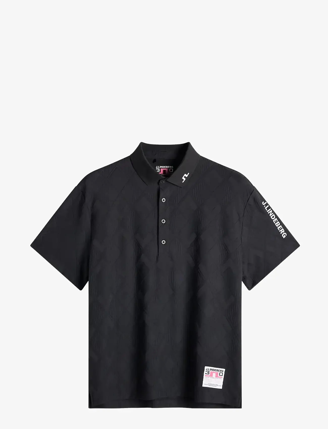 J. Lindeberg - 30Y Matt Relaxed Polo - oberteile & t-shirts - black - 1