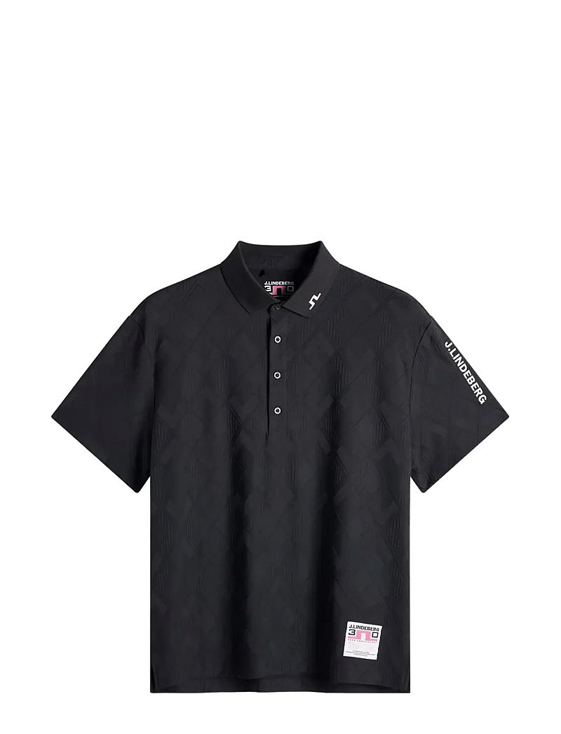 J. Lindeberg - 30Y Matt Relaxed Polo - oberteile & t-shirts - black - 1