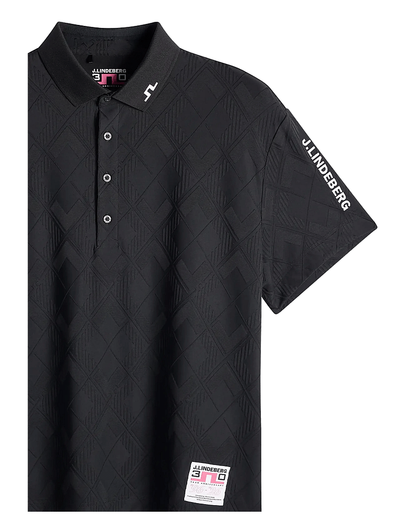 J. Lindeberg - 30Y Matt Relaxed Polo - oberteile & t-shirts - black - 2