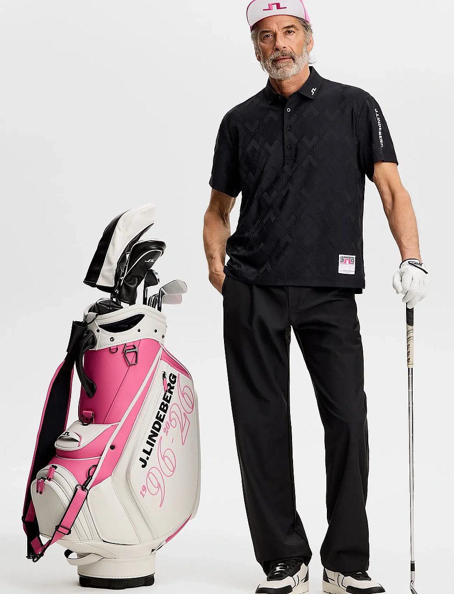 J. Lindeberg - 30Y Matt Relaxed Polo - alussärgid ja t-särgid - black - 4