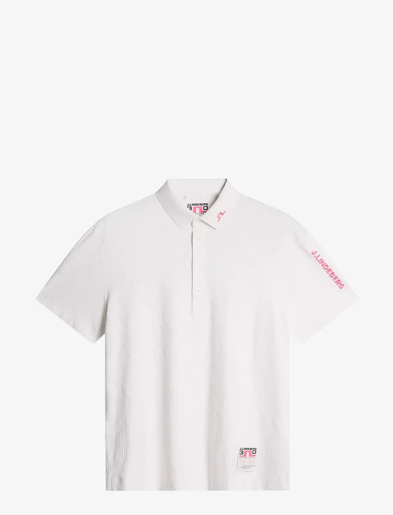 J. Lindeberg - 30Y Matt Relaxed Polo - oberteile & t-shirts - white - 1