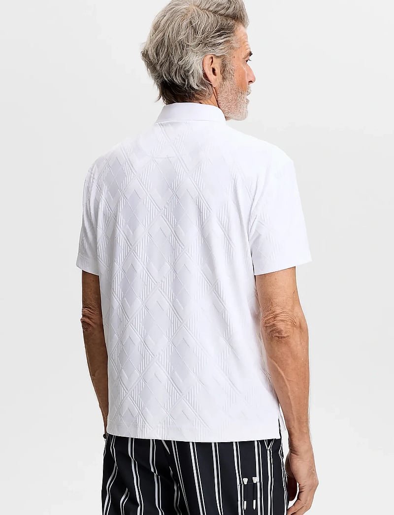 J. Lindeberg - 30Y Matt Relaxed Polo - toppe & t-shirts - white - 2