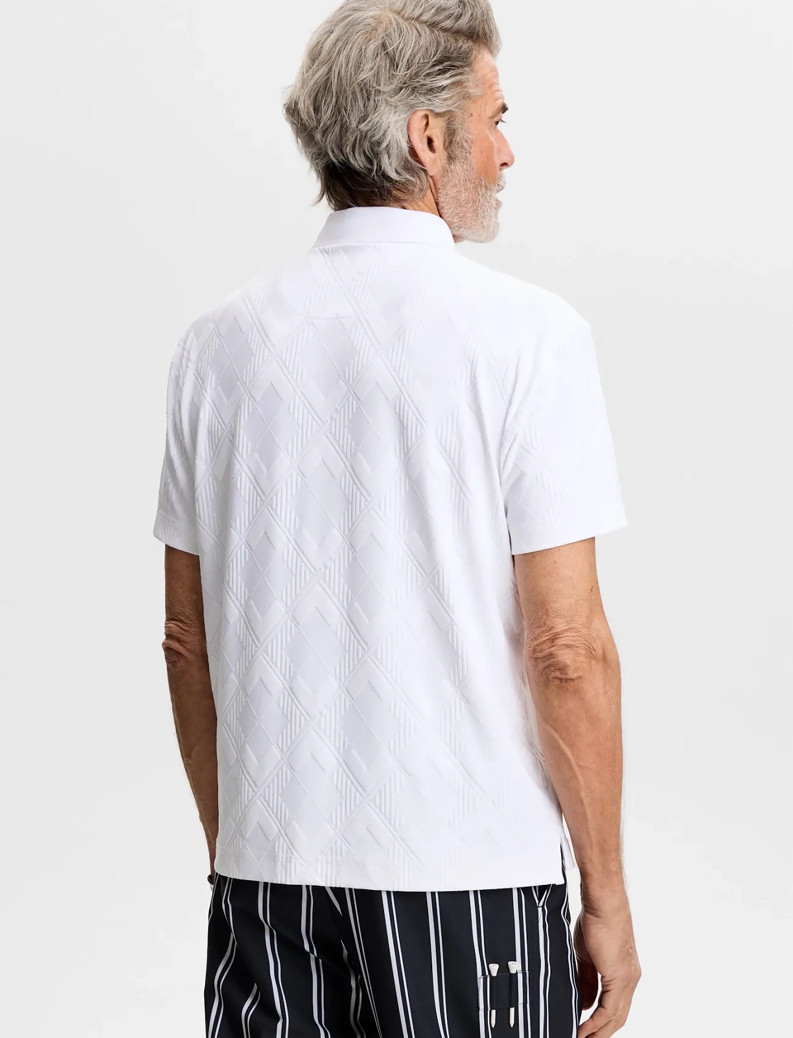 J. Lindeberg - 30Y Matt Relaxed Polo - toppar & t-shirts - white - 2