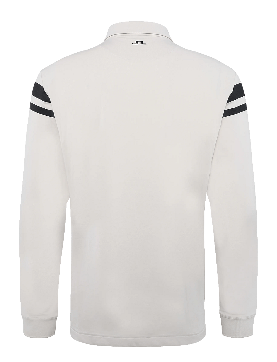 J. Lindeberg - KENNY LS STRIPE POLO - oberteile & t-shirts - moonbeam - 2