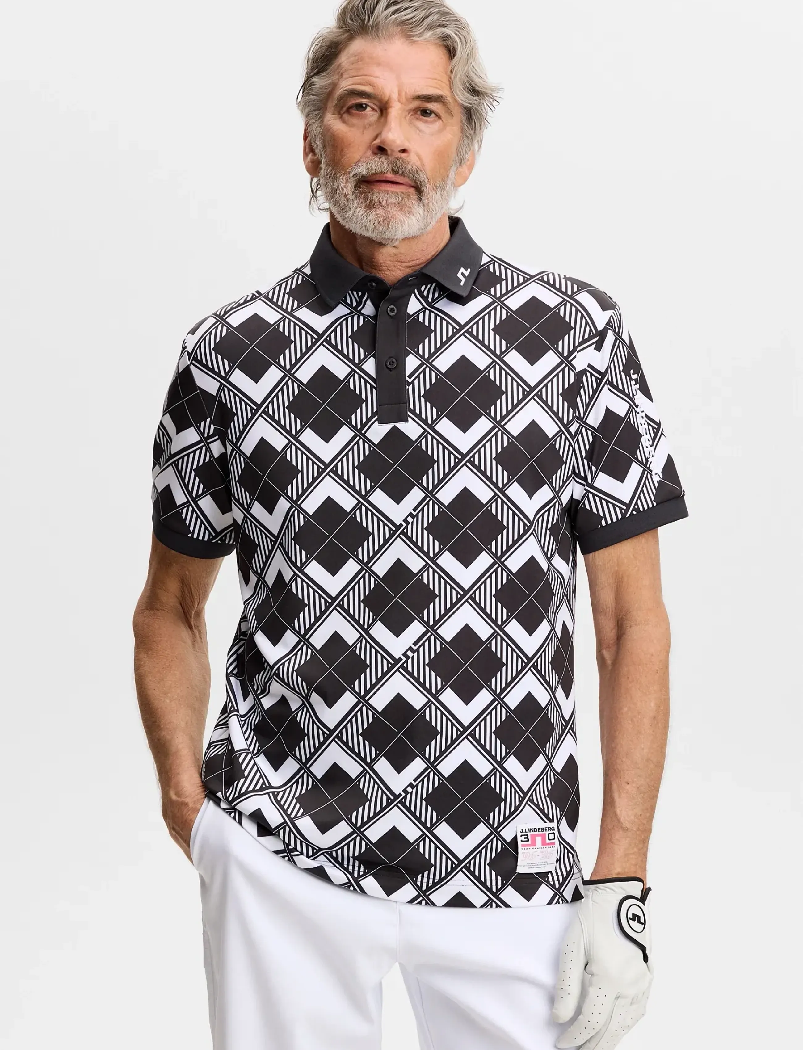 30Y Tour Tech Argyle Polo