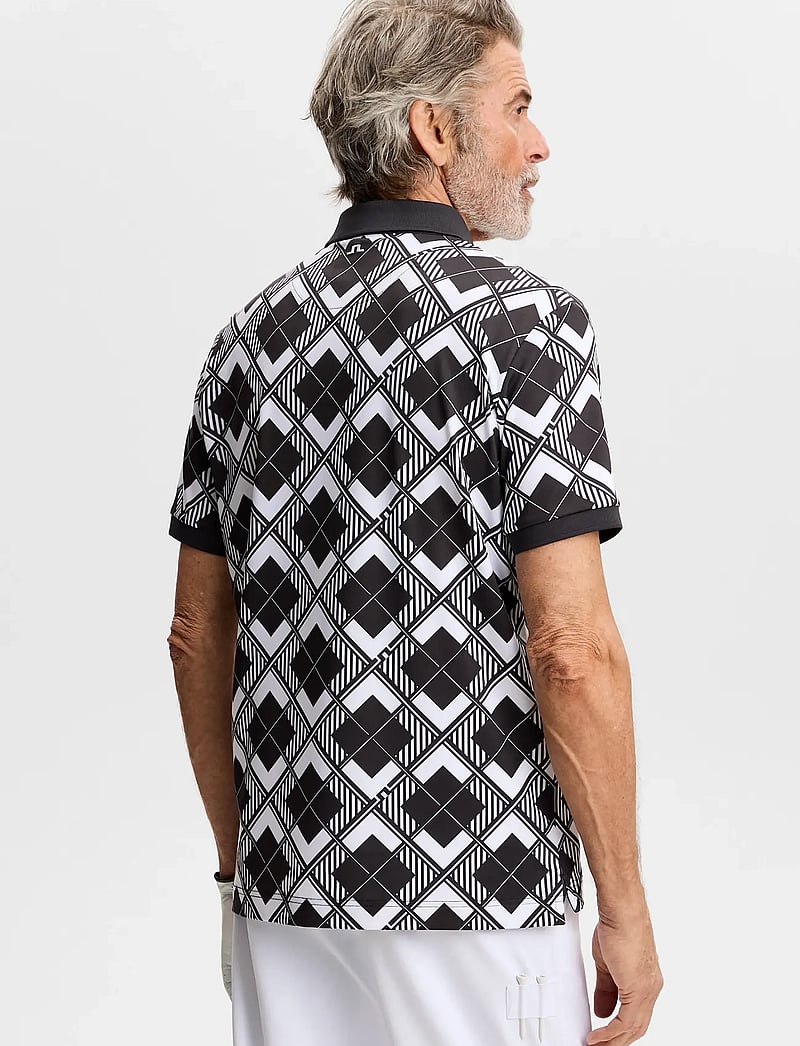 J. Lindeberg - 30Y Tour Tech Argyle Polo - toppe & t-shirts - 2-1 argyle - 2