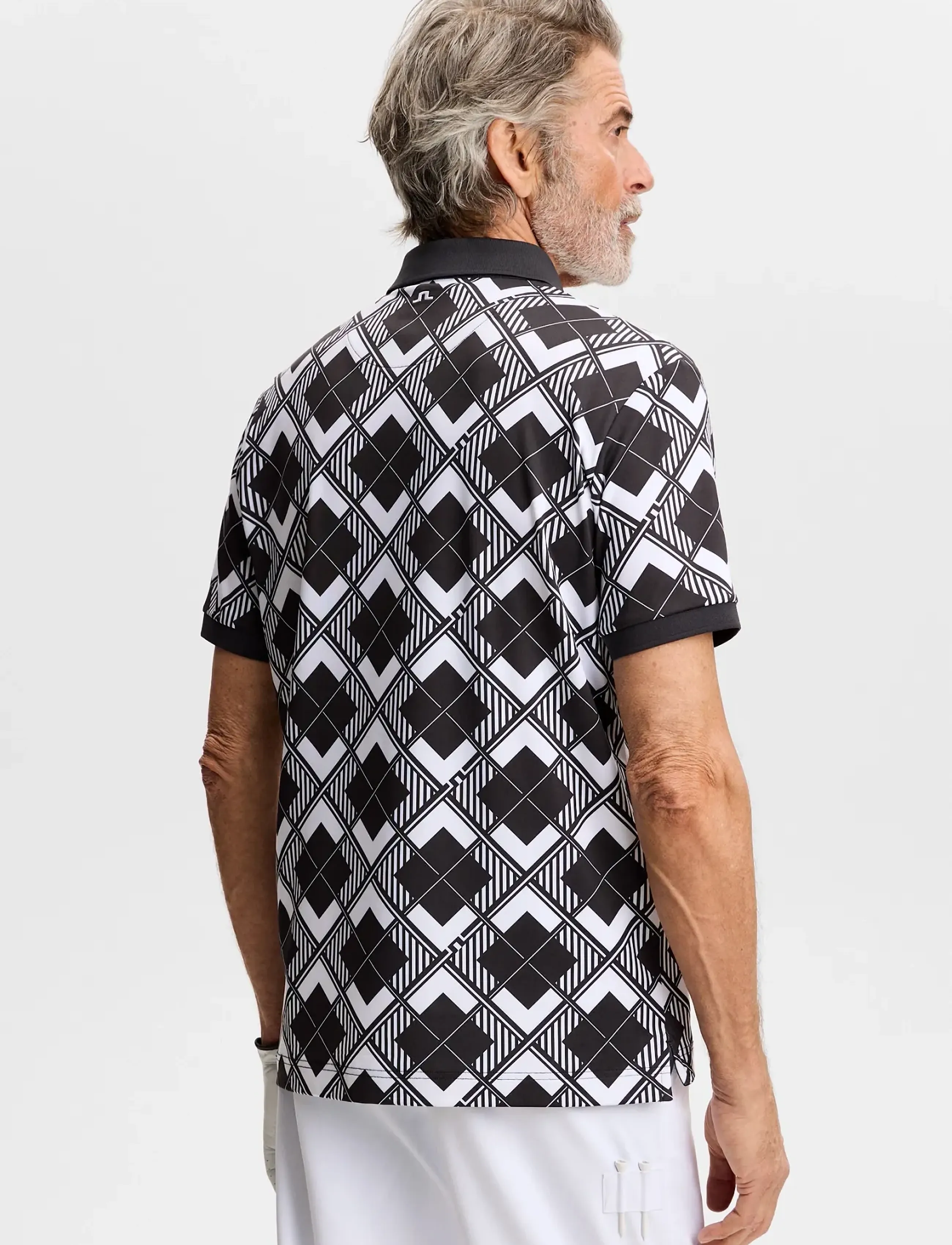 J. Lindeberg - 30Y Tour Tech Argyle Polo - polos - 2-1 argyle - 2