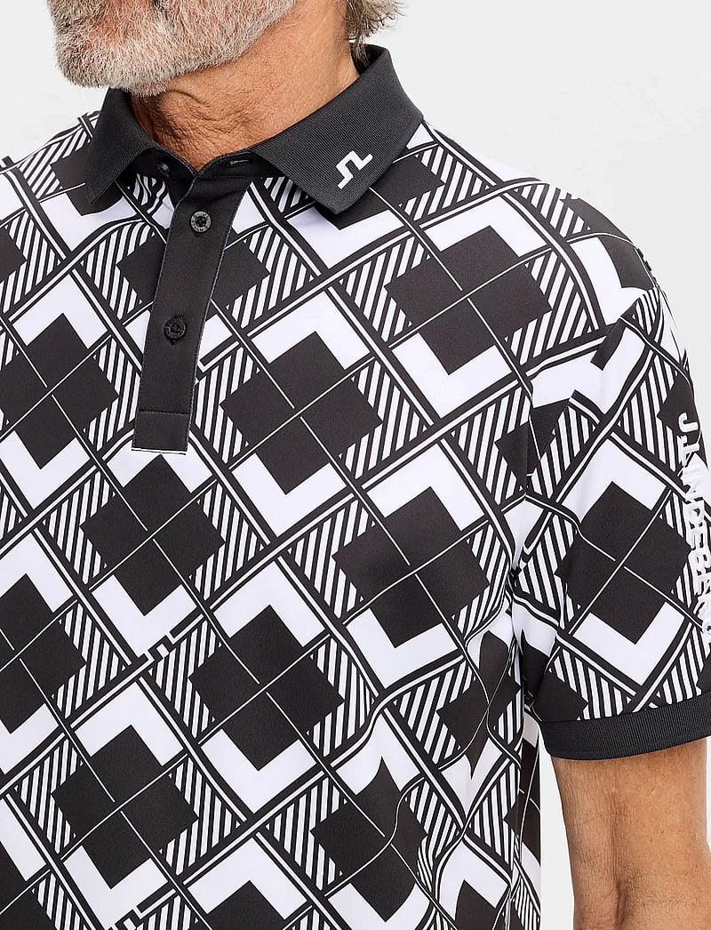 J. Lindeberg - 30Y Tour Tech Argyle Polo - toppe & t-shirts - 2-1 argyle - 3