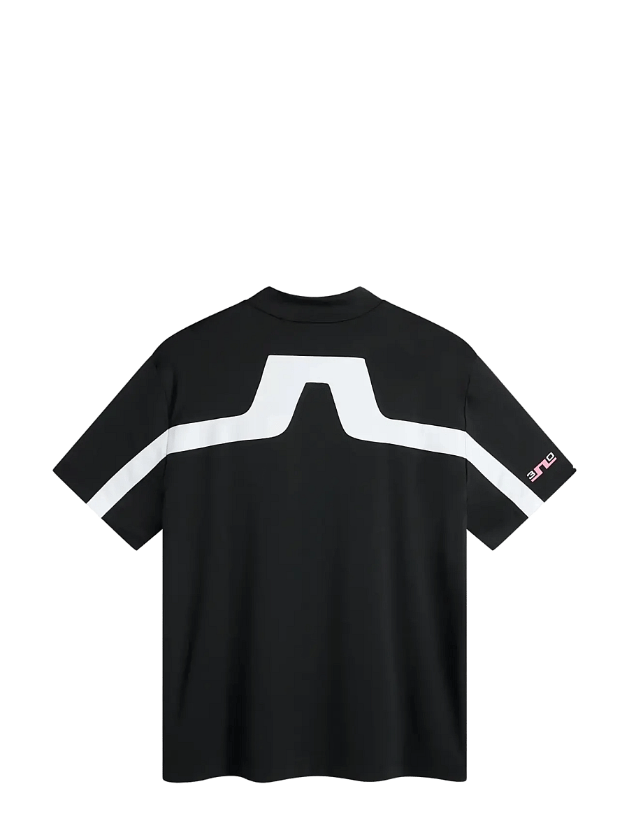 J. Lindeberg - 30Y Rory KV Mock Neck - alussärgid ja t-särgid - black - 2