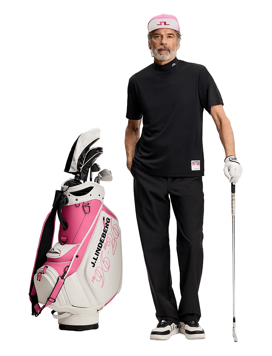 J. Lindeberg - 30Y Rory KV Mock Neck - alussärgid ja t-särgid - black - 3