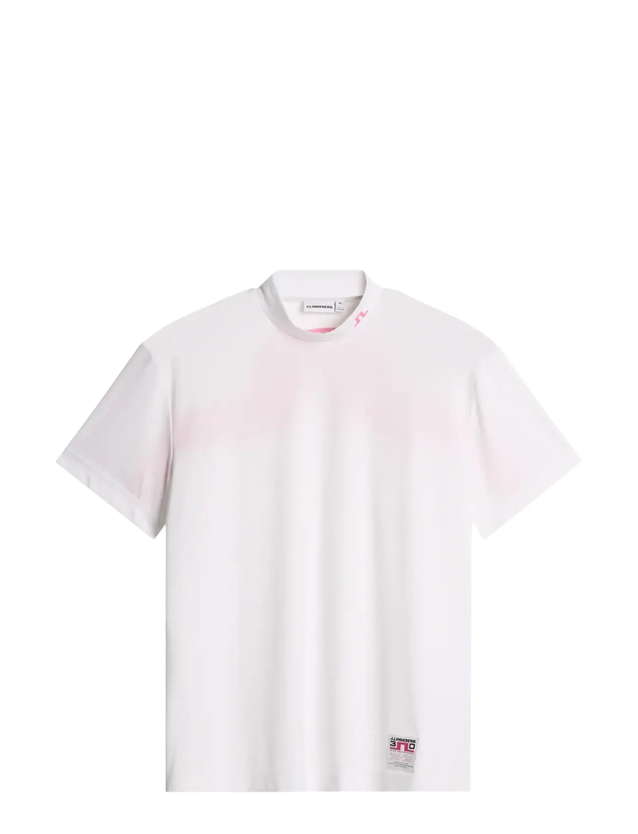 J. Lindeberg 30Y Rory Kv Mock Neck, M, Sport Oberteile, Weiß - Shirts, Männerswear