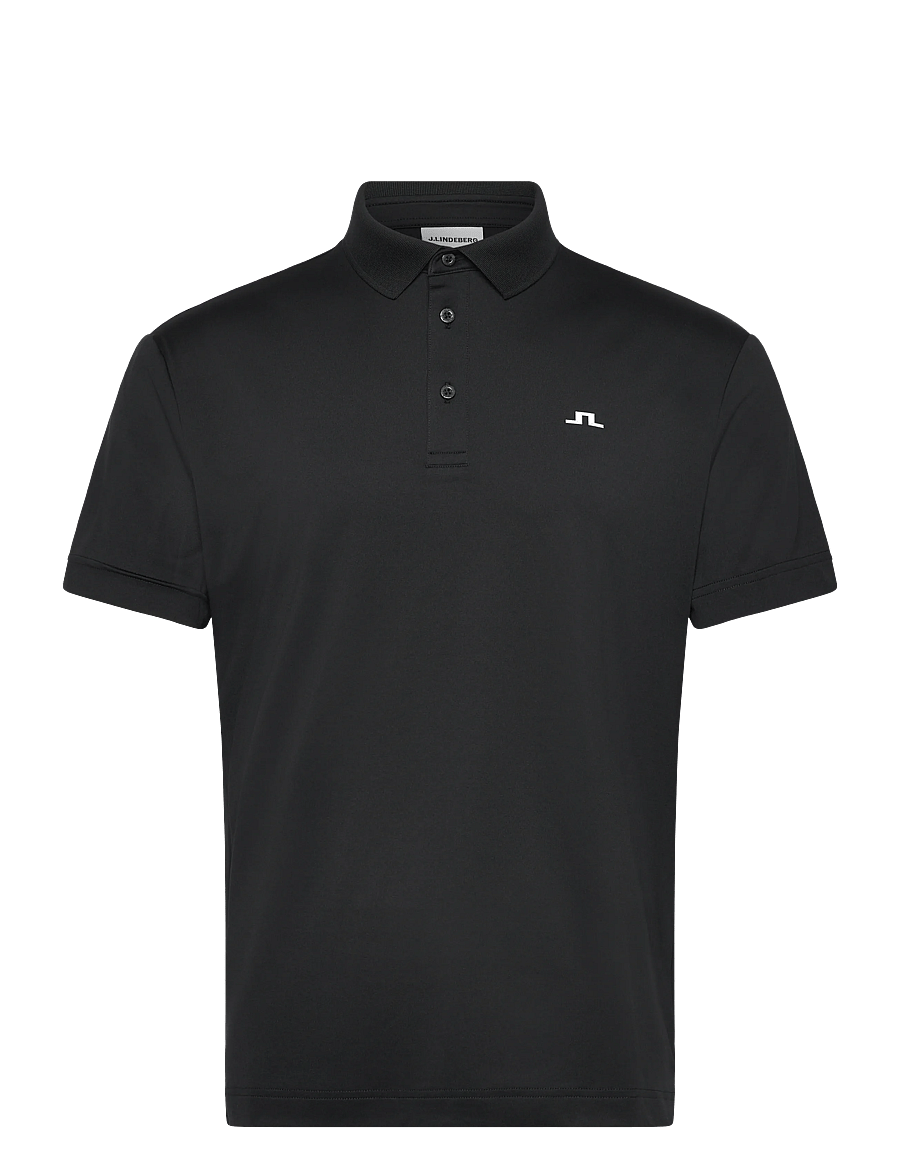 J. Lindeberg - Bridge Polo - oberteile & t-shirts - black - 1