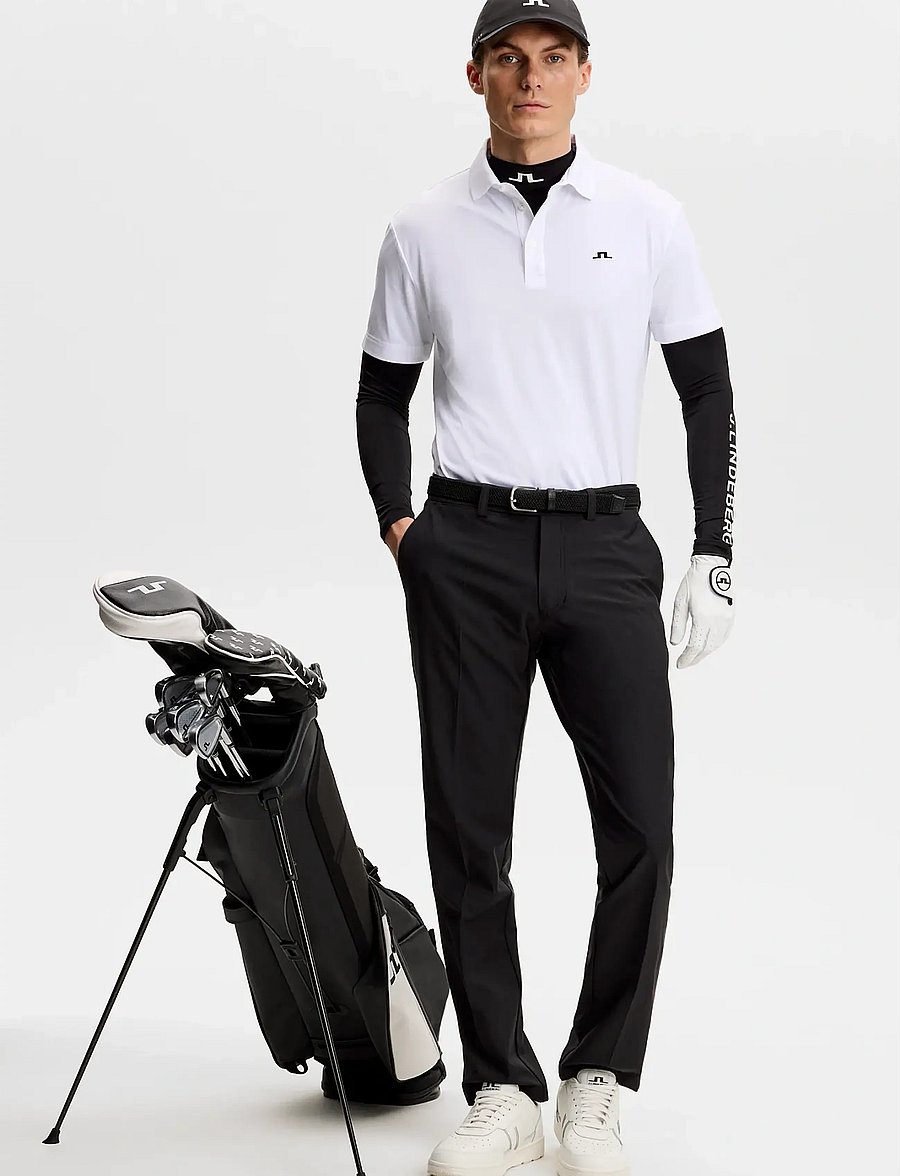 J. Lindeberg - Bridge Polo - oberteile & t-shirts - white - 4