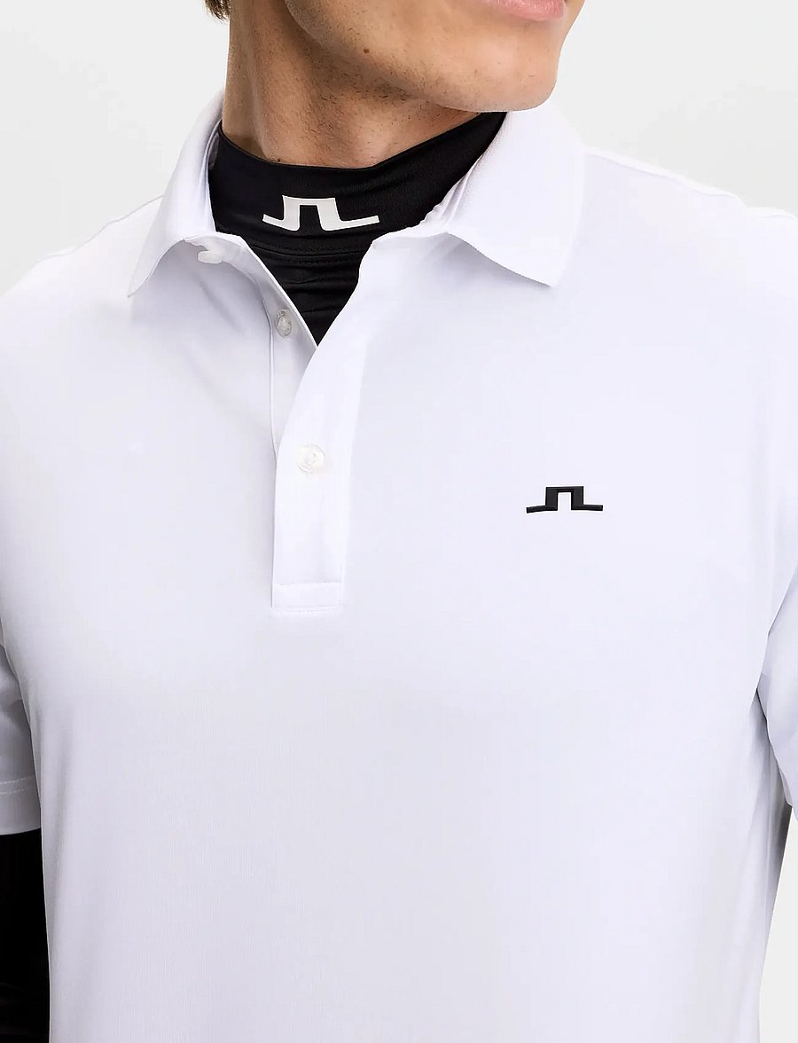 J. Lindeberg - Bridge Polo - oberteile & t-shirts - white - 5