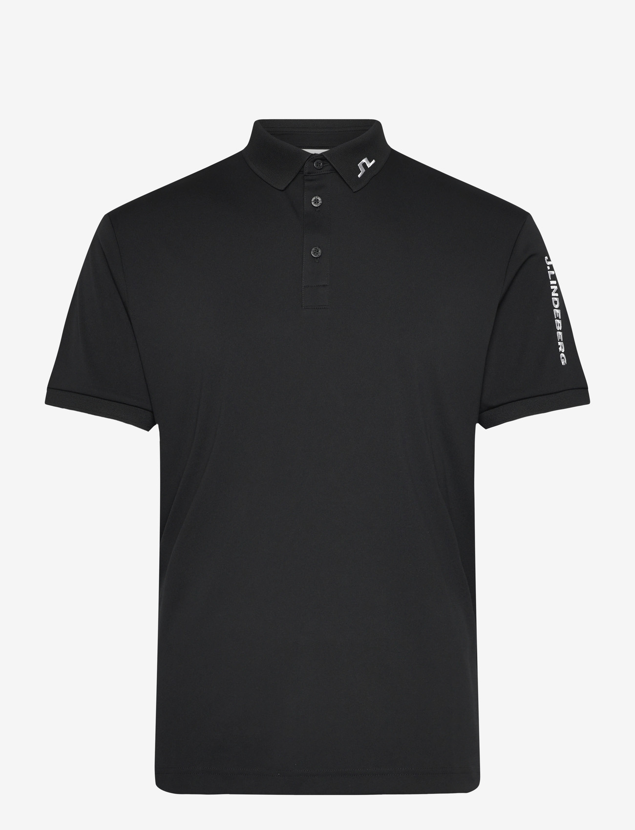 J. Lindeberg - Tour Tech Polo - oberteile & t-shirts - black - 1