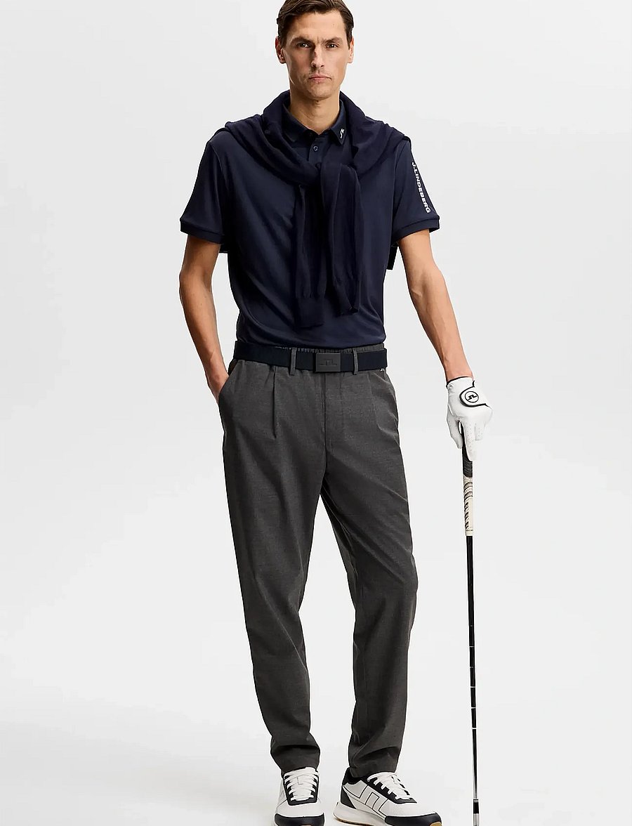 J. Lindeberg - Tour Tech Polo - toppar & t-shirts - jl navy - 4