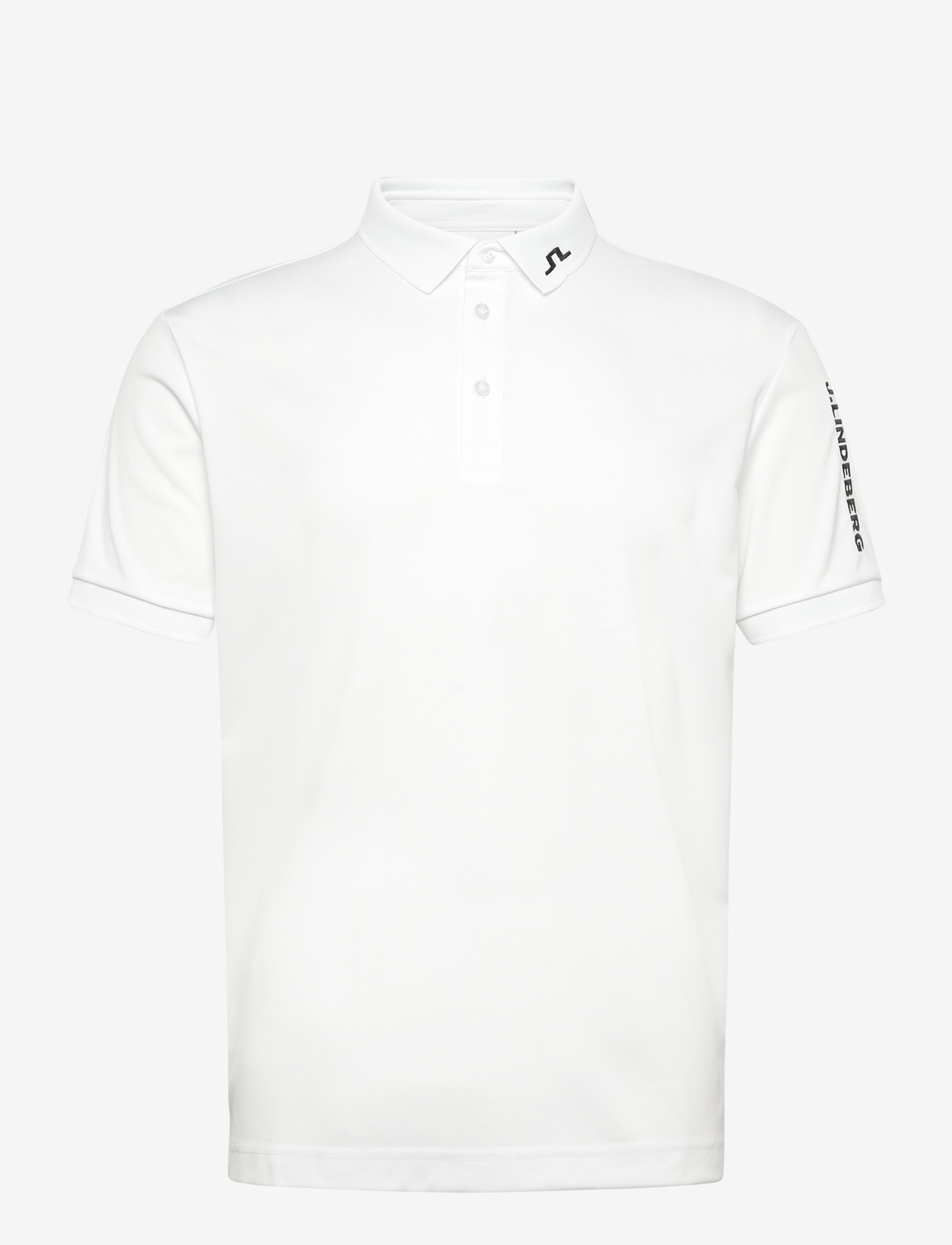 J. Lindeberg - Tour Tech Polo - oberteile & t-shirts - white - 1