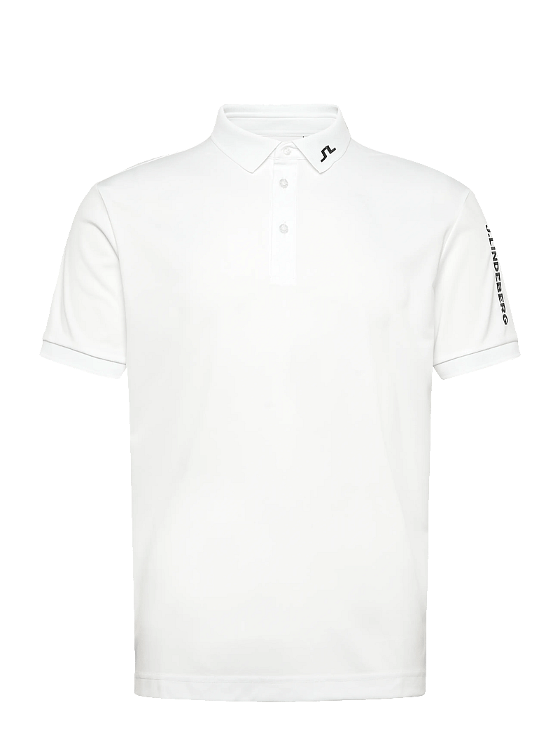 J. Lindeberg - Tour Tech Polo - oberteile & t-shirts - white - 1