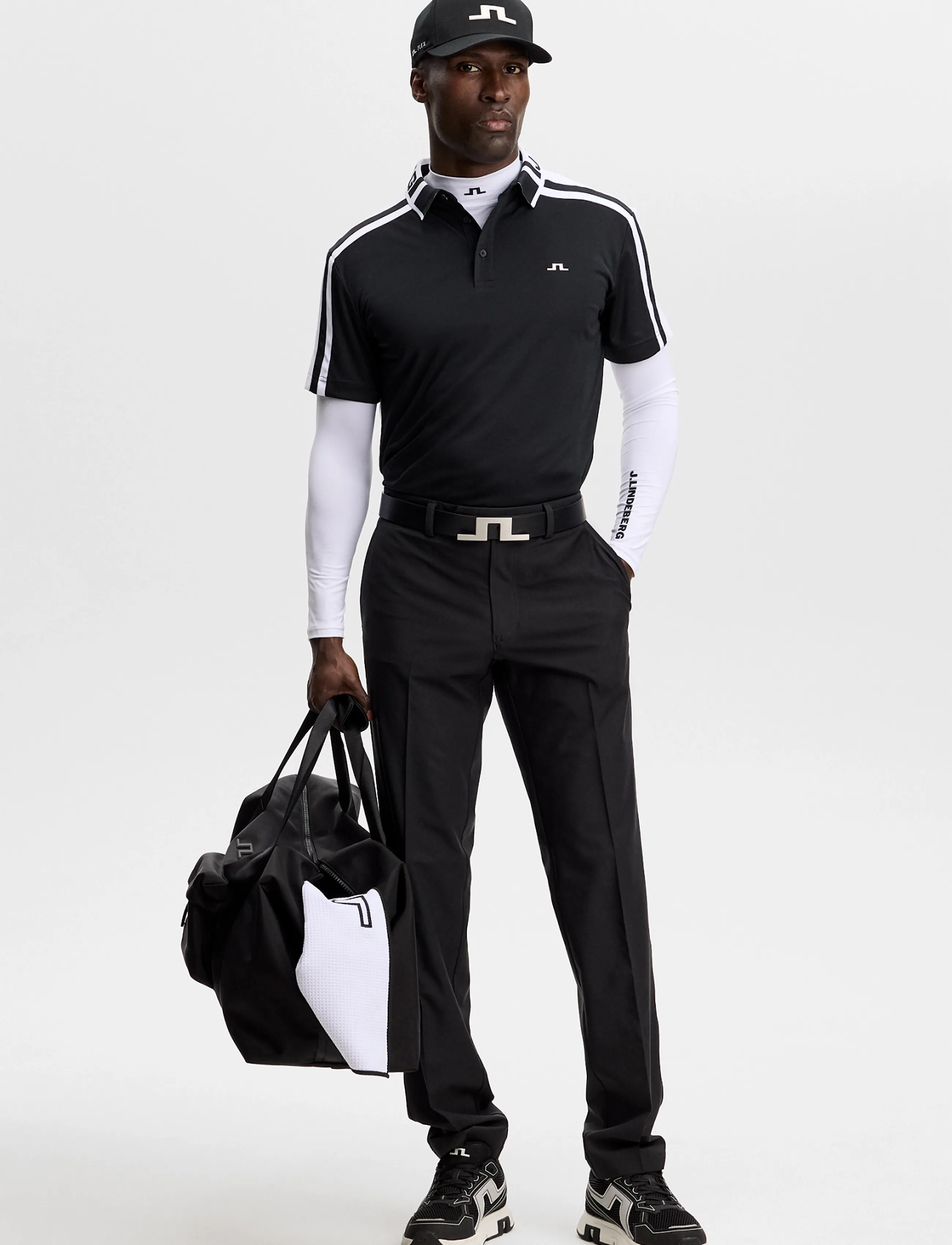 J. Lindeberg - BO POLO - polos - black - 4