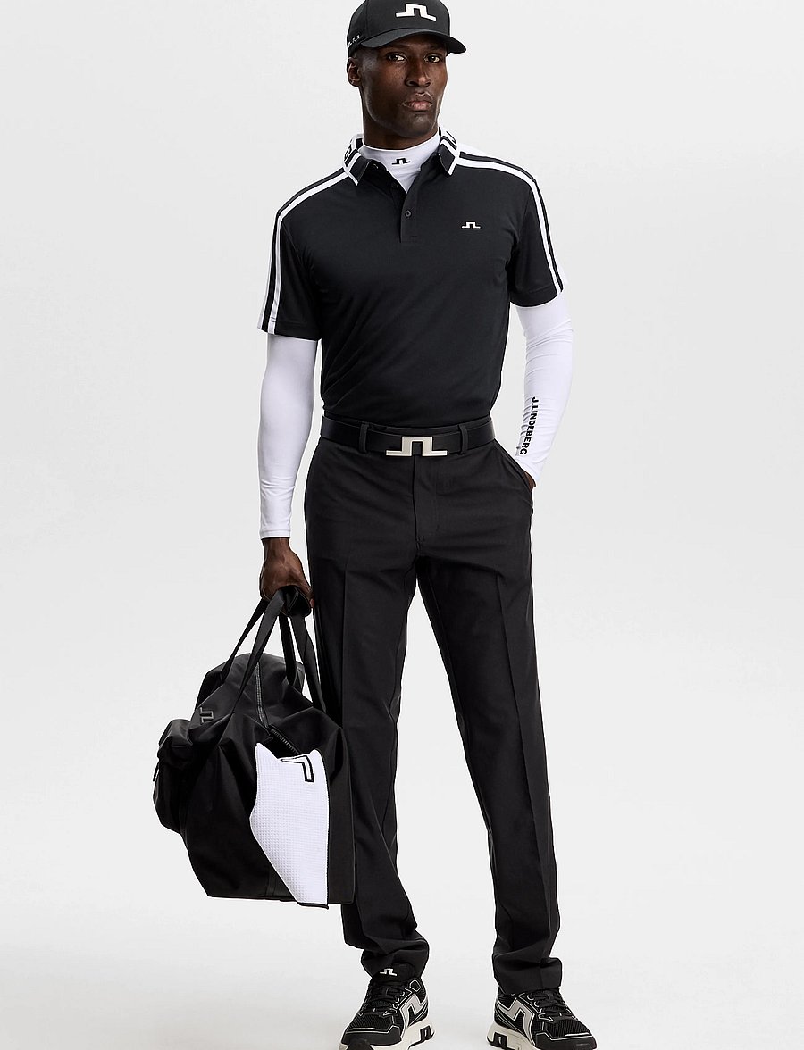 J. Lindeberg - BO POLO - toppe & t-shirts - black - 4