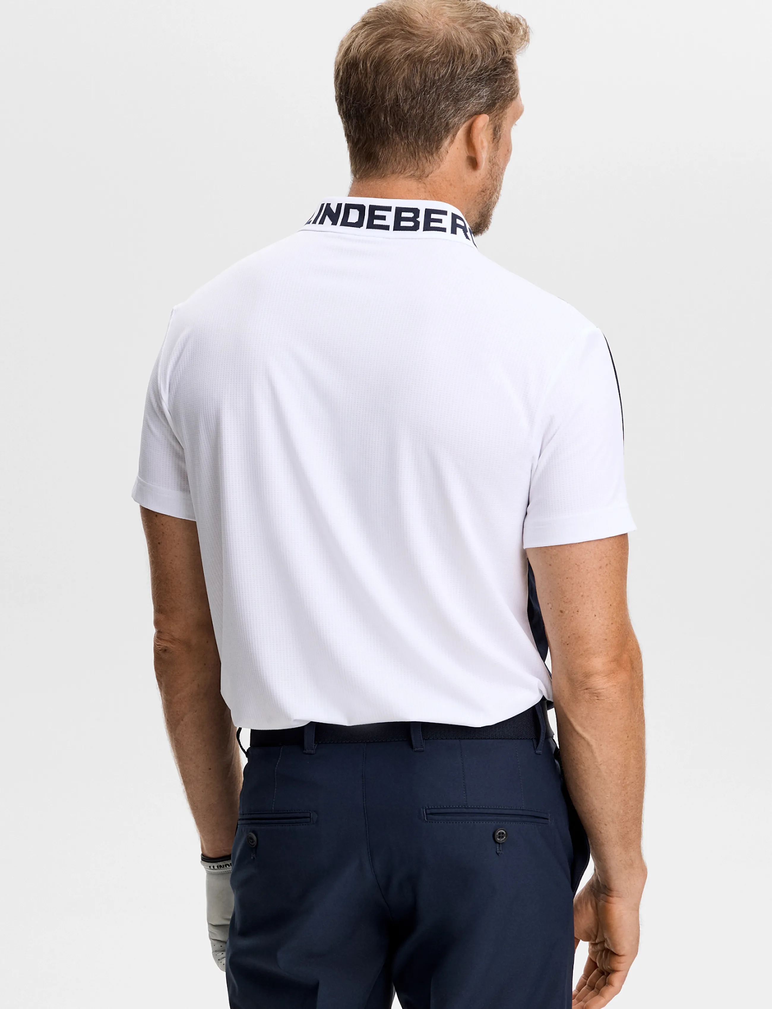 J. Lindeberg - BO POLO - toppar & t-shirts - jl navy - 3