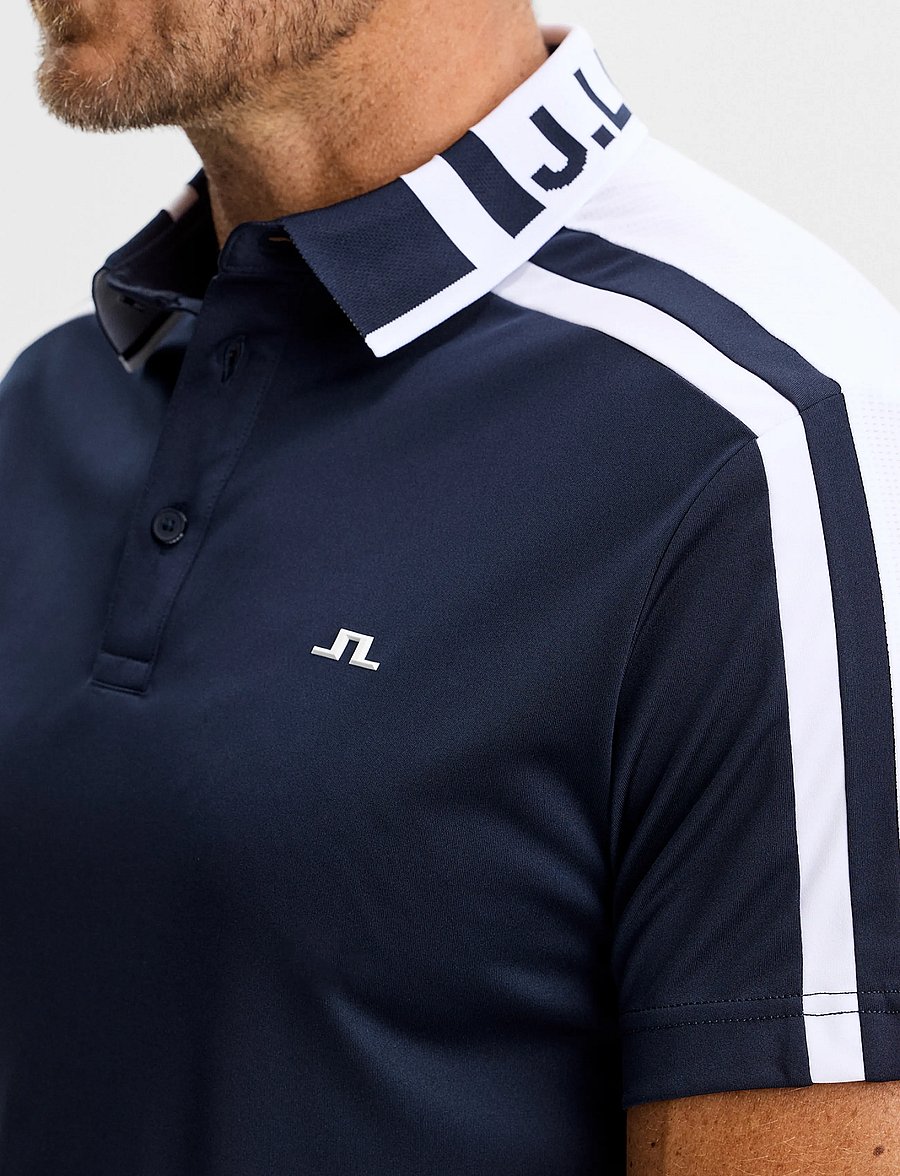 J. Lindeberg - BO POLO - toppar & t-shirts - jl navy - 5