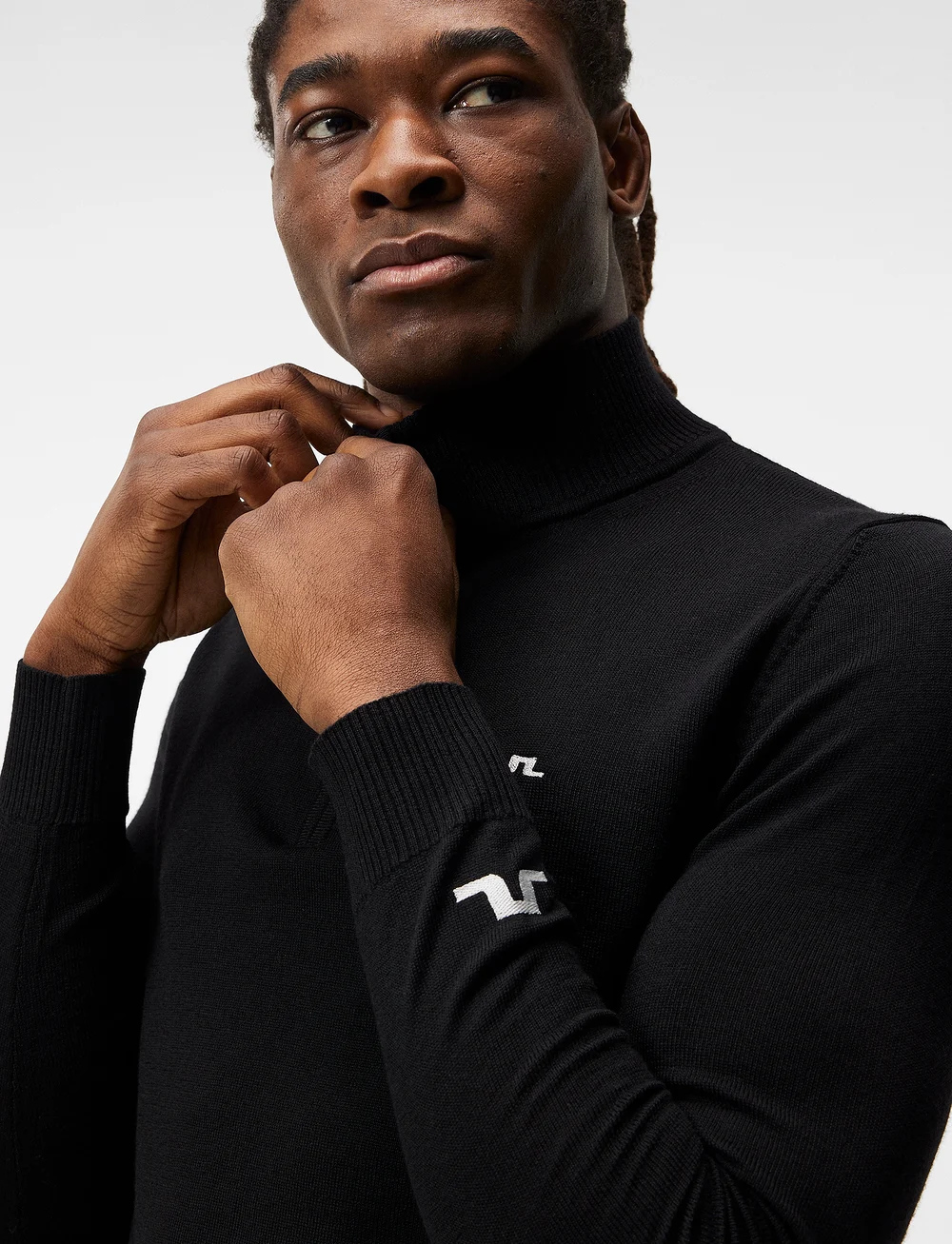 J. Lindeberg - Kian Knitted Sweater - sweatshirts - black - 5