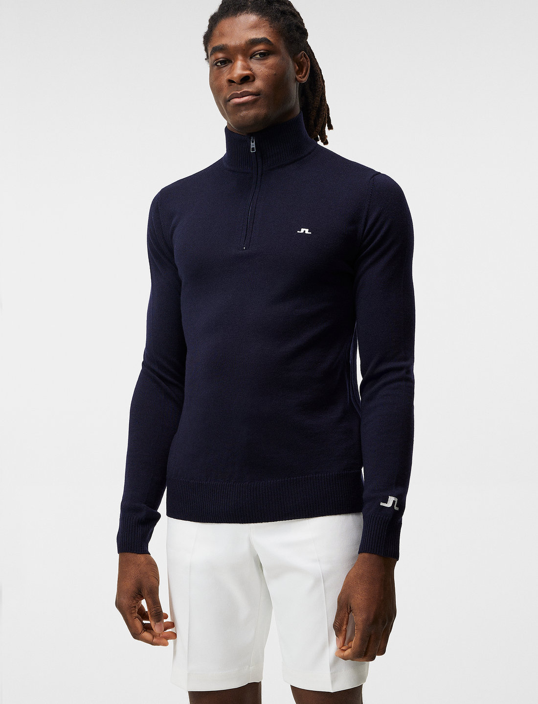 J. Lindeberg Kian Zipped Golf Sweater Half zip jumpers Boozt