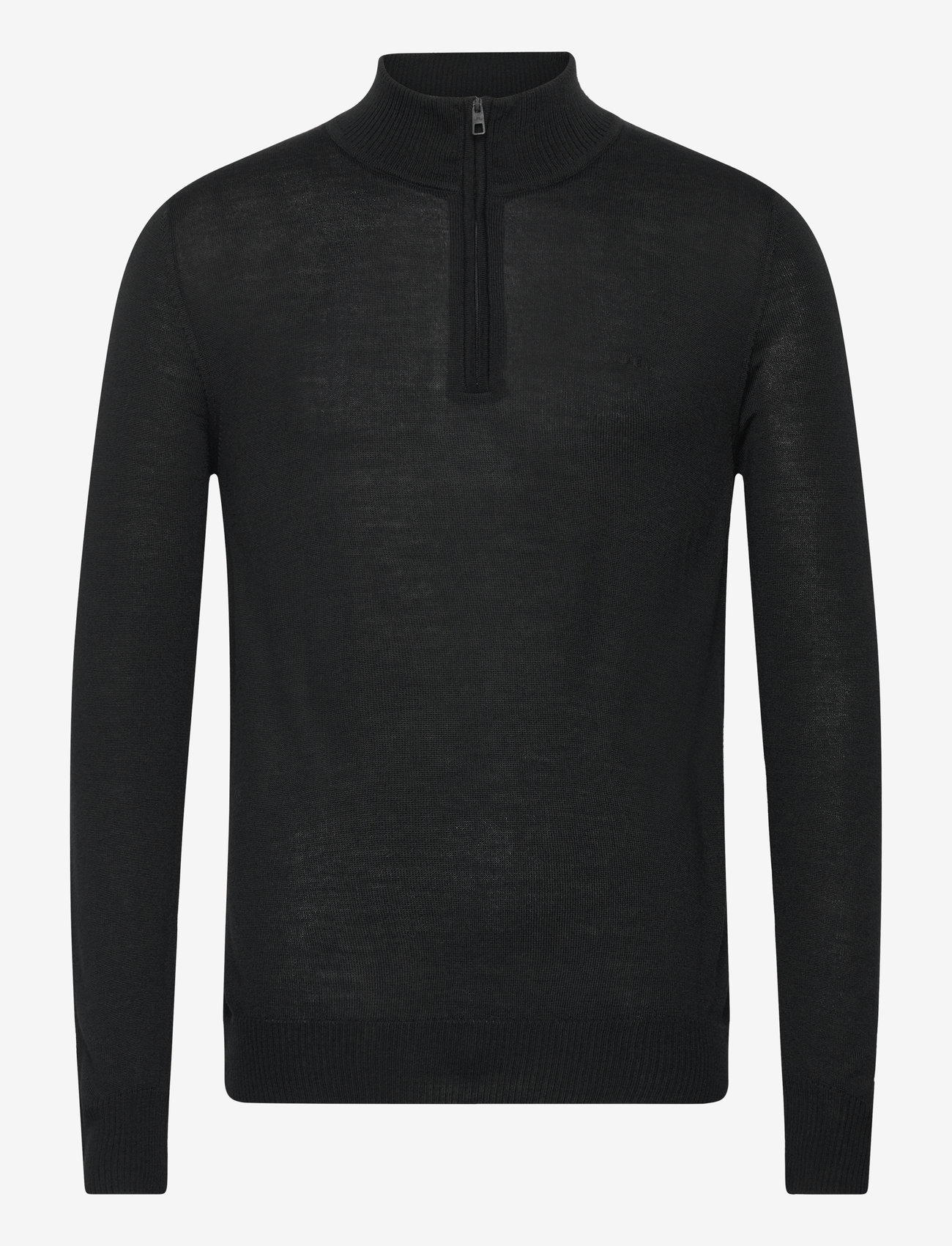 J. Lindeberg - M Merino Blend Half Zip - halfzip strik - black - 0