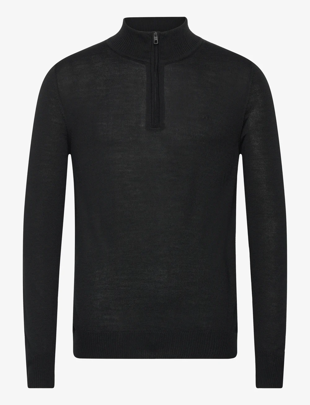 J. Lindeberg - M Merino Blend Half Zip - halfzip strik - black - 0